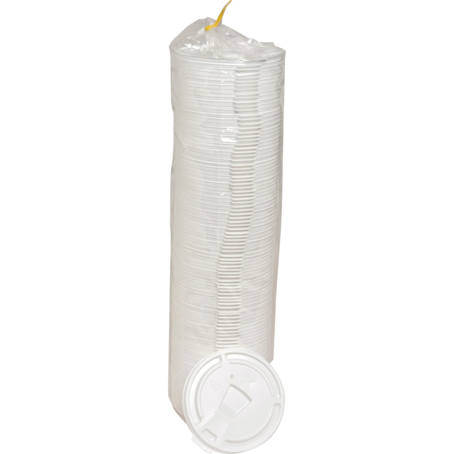 Genuine Joe Hot/Cold Cup Lids, 12-16 Oz., White, Carton Of 1,000 - Image 4