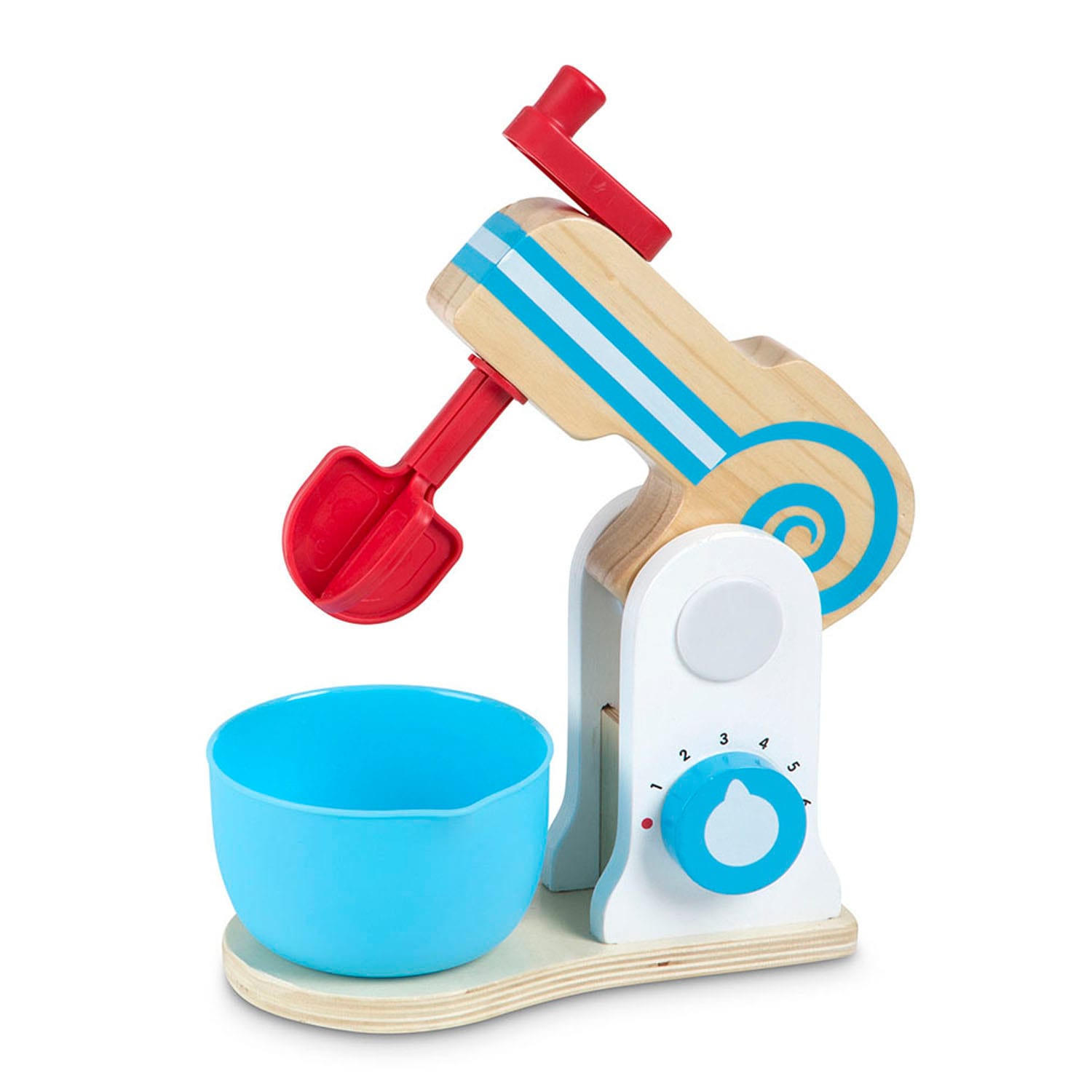 Melissa & Doug Wooden Make-A-Cake Mixer Set - Image 4