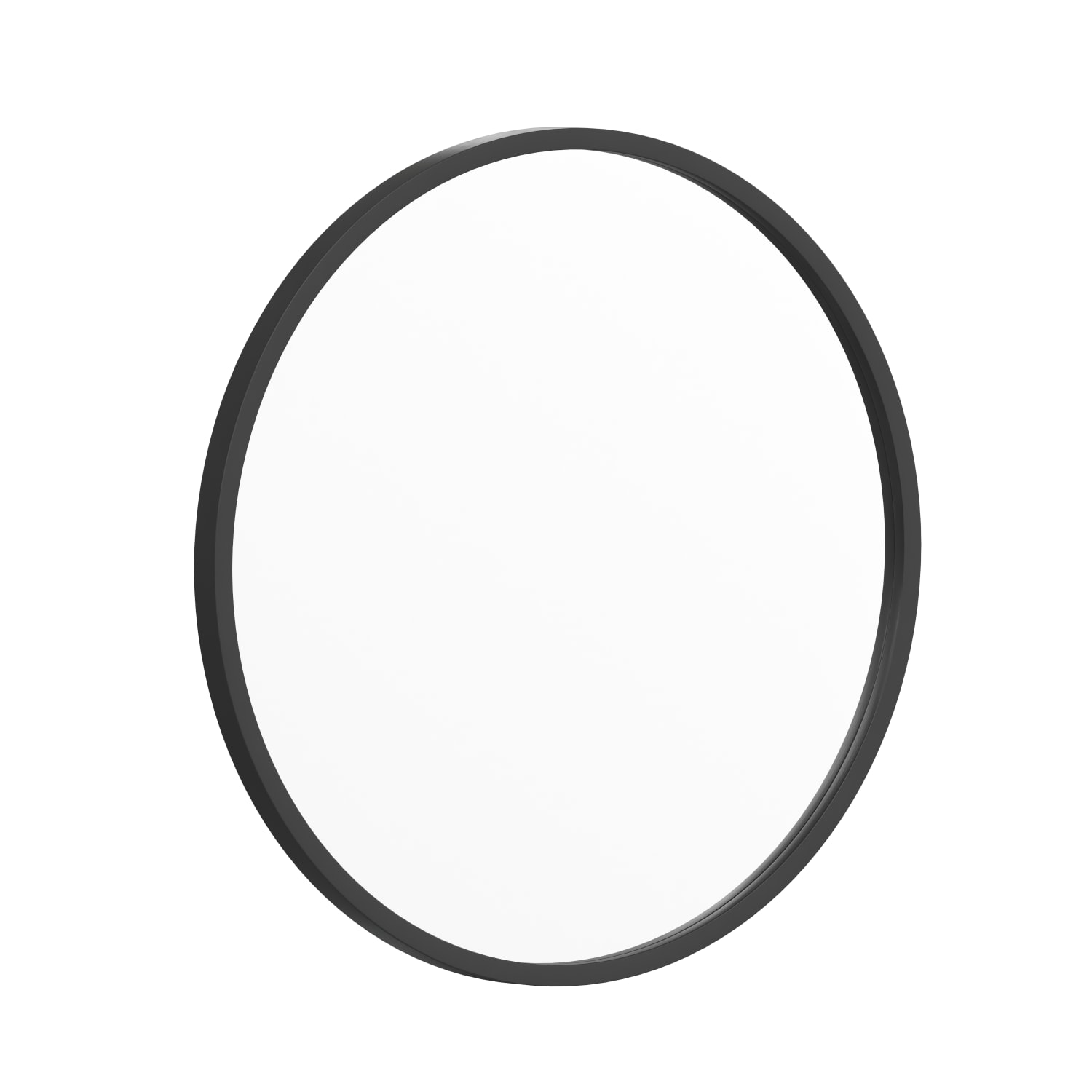 Flash Furniture Julianne Round Metal-Framed Wall Mirror, 20inH x 20inW x 3/4inD, Black - Image 3