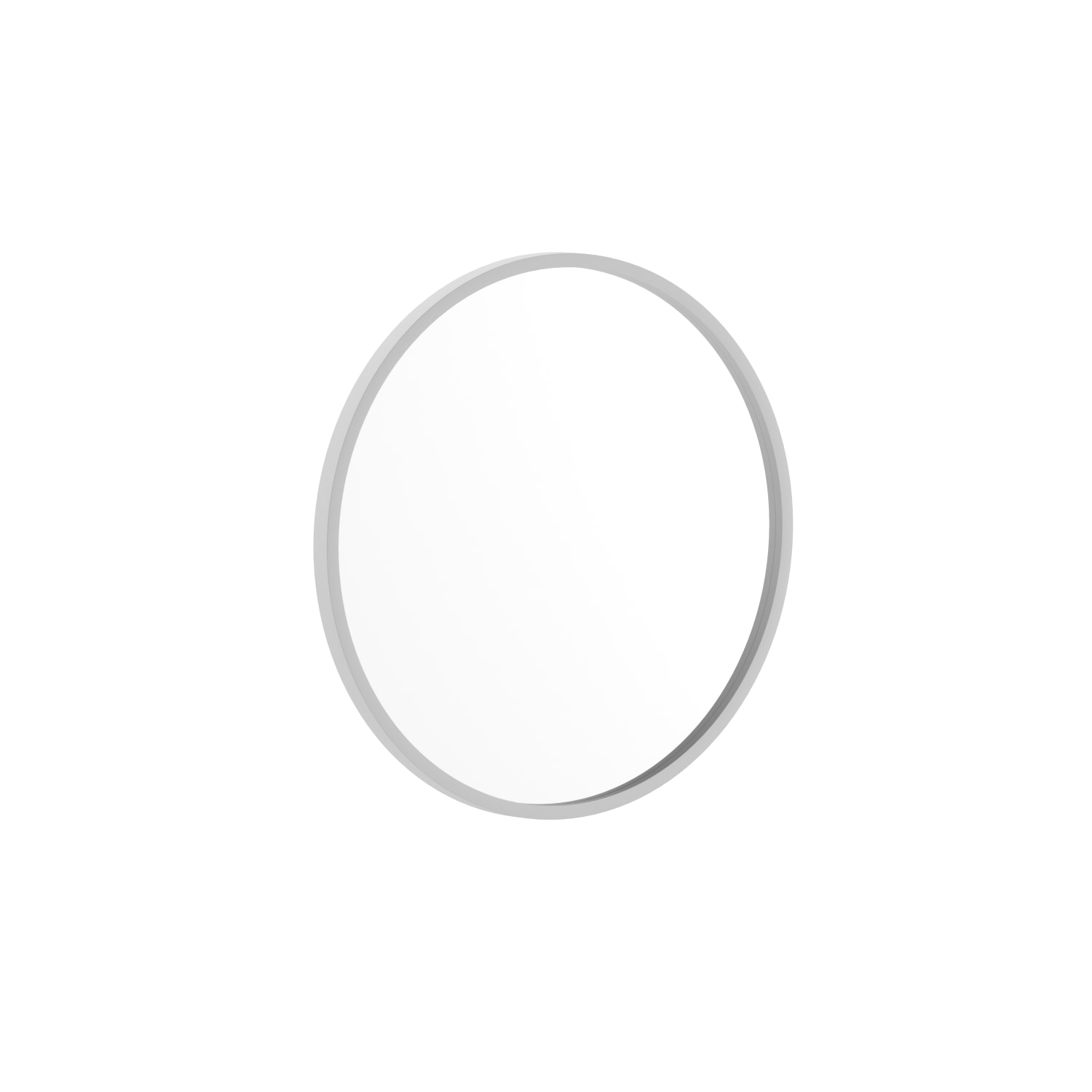 Flash Furniture Julianne Round Metal-Framed Wall Mirror, 20inH x 20inW x 3/4inD, Silver - Image 3