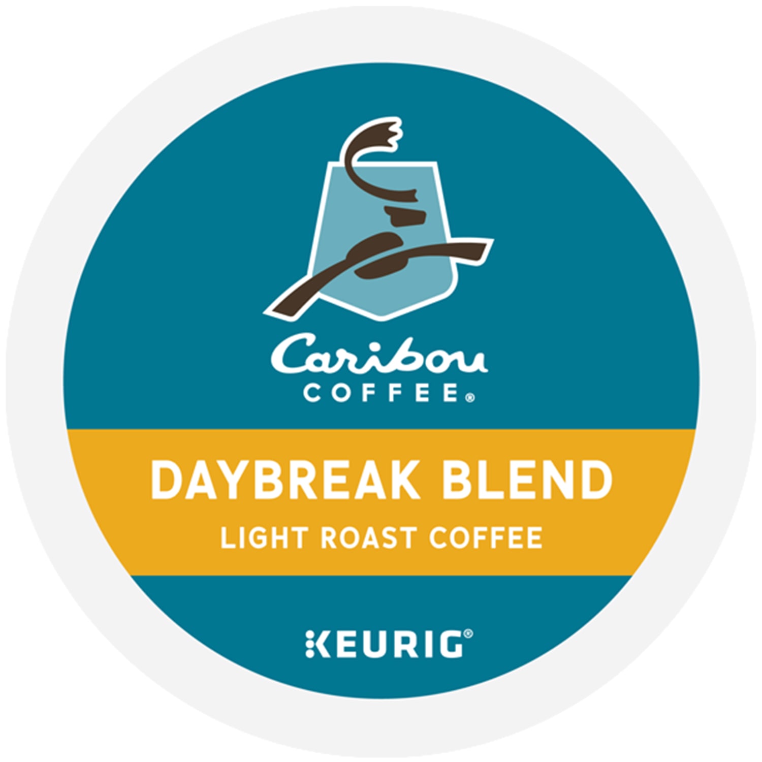 Caribou Coffee Single-Serve Coffee K-Cup Pods, Daybreak Morning Blend, Carton Of 24 - Image 4