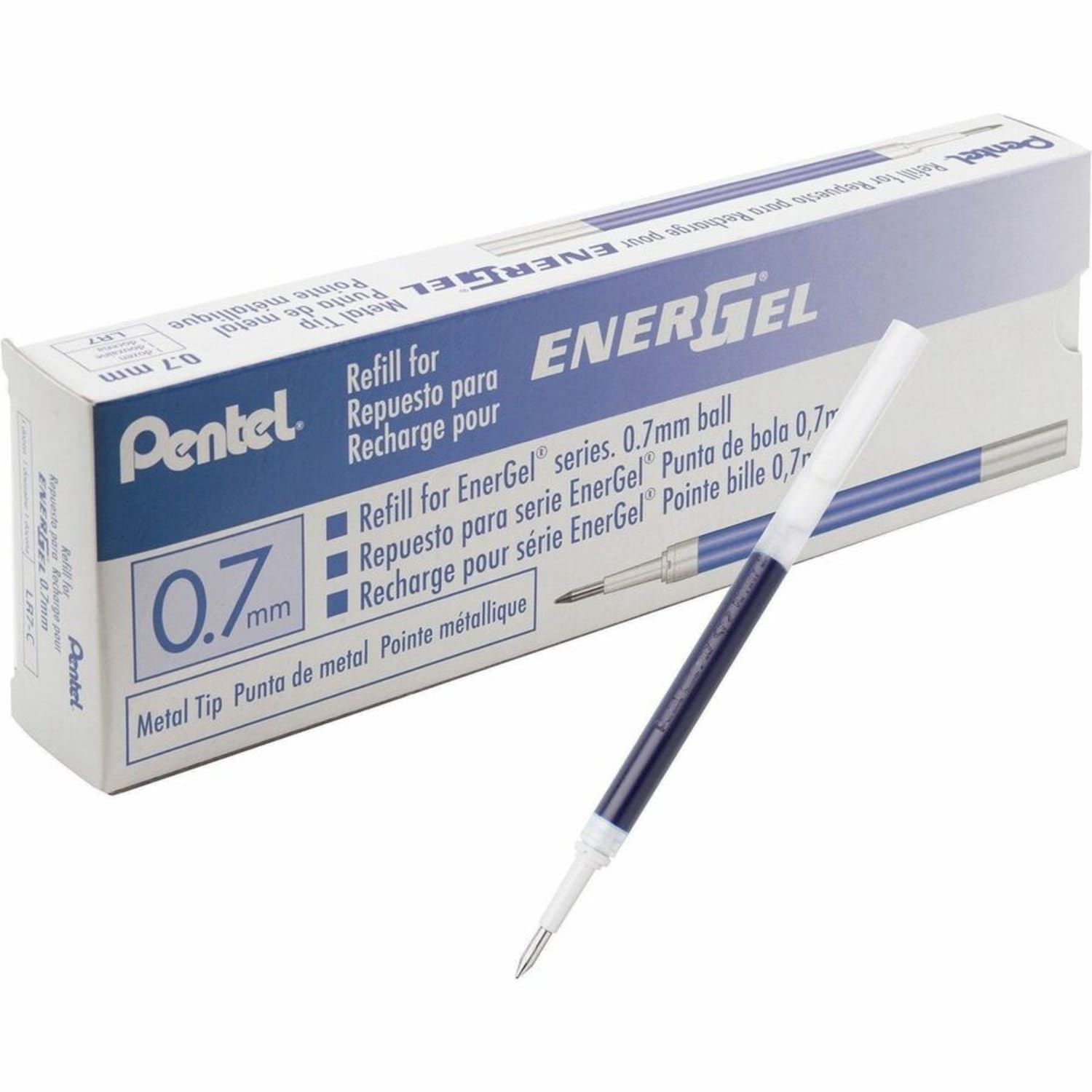 Refill for Pentel EnerGel Retractable Liquid Gel Pens, Medium, Blue Ink - Image 4