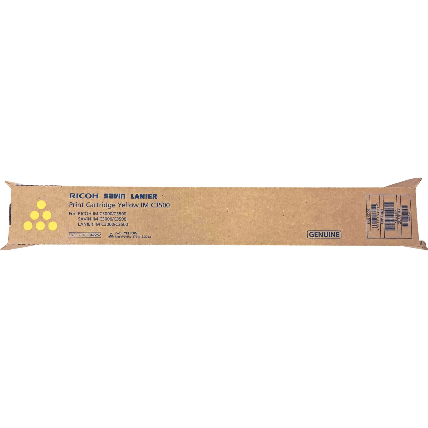 Ricoh IM C3500 - Yellow - original - toner cartridge - for IM C3500 - Image 3