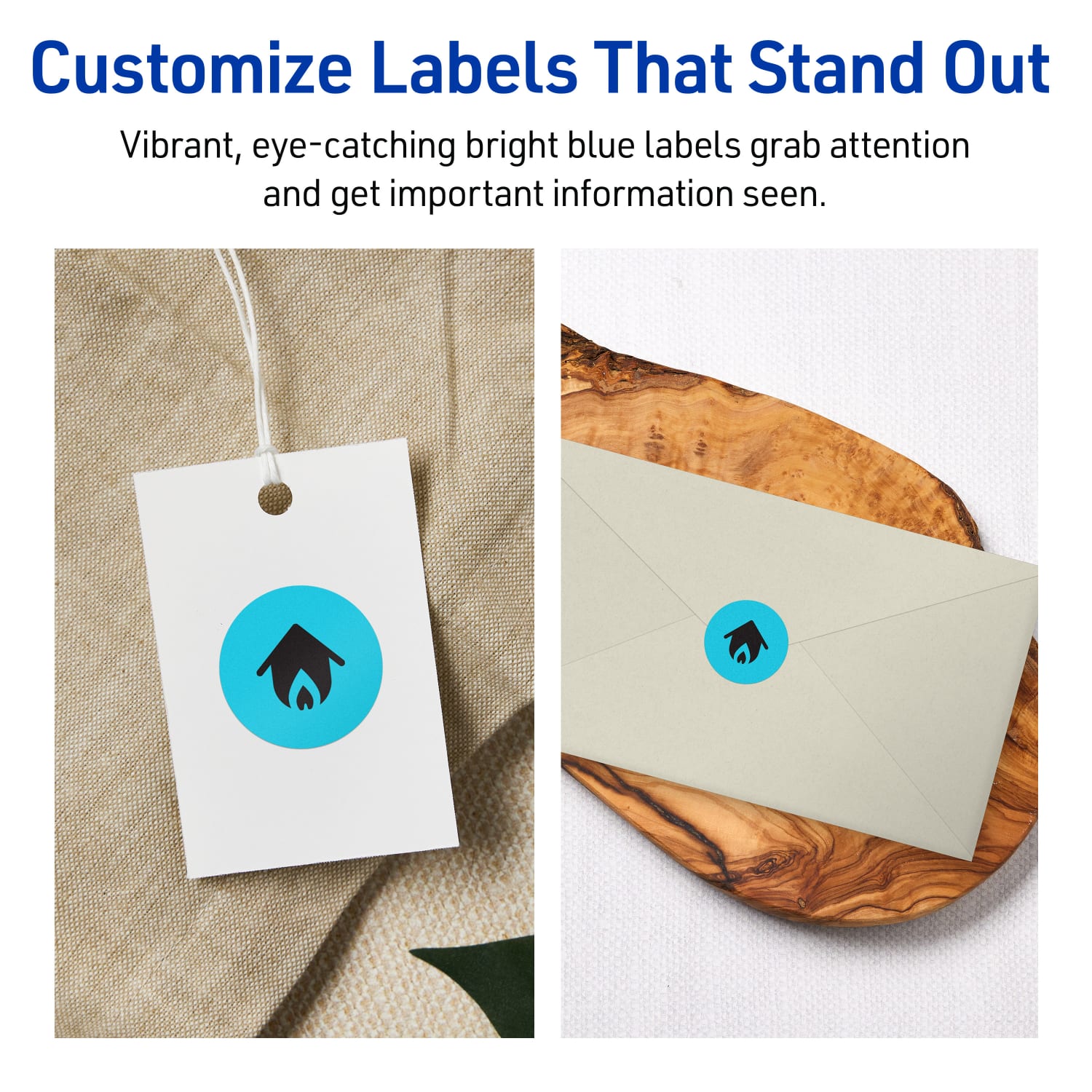 Avery Print-To-The-Edge Labels With Sure Feed Technology And Easy Peel Label Feature, 94500-BBP10, Round, 1in, Matte Bright Blue, Pack of 480 - Image 4