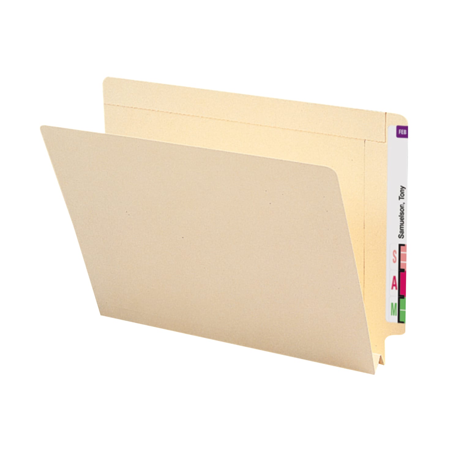 Smead Manila End-Tab Expanding Folders, 1 1/2in Expansion, Letter Size, Manila, Box Of 50 - Image 5