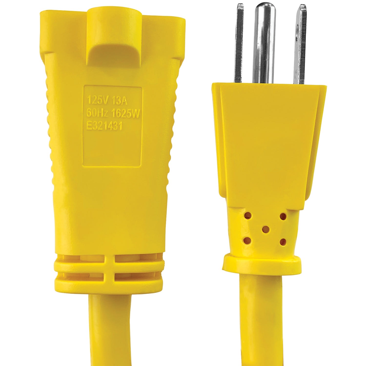 Stanley 33257 Outdoor Power Extension Cord, 25ft, Yellow - Image 3