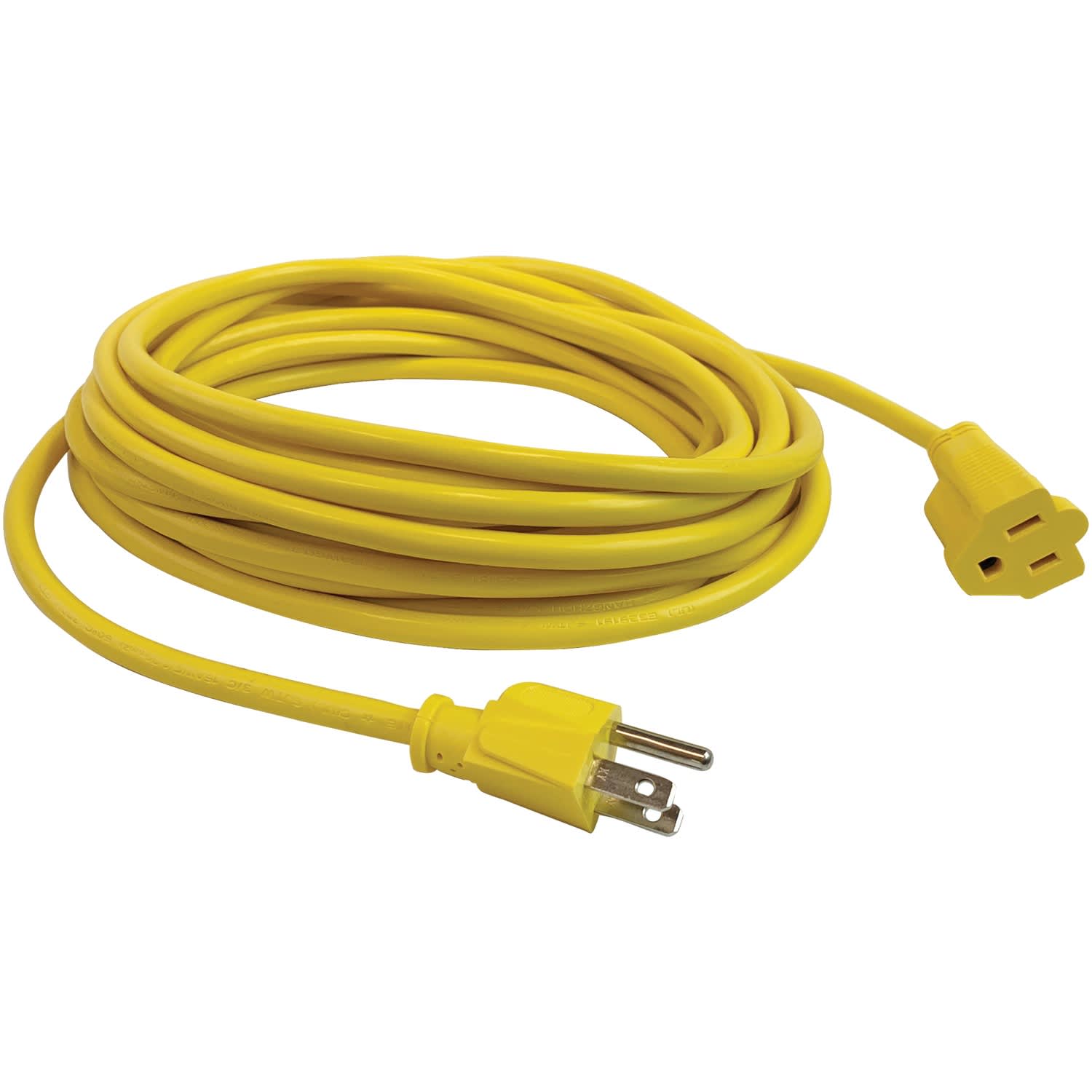 Stanley 33257 Outdoor Power Extension Cord, 25ft, Yellow - Image 4