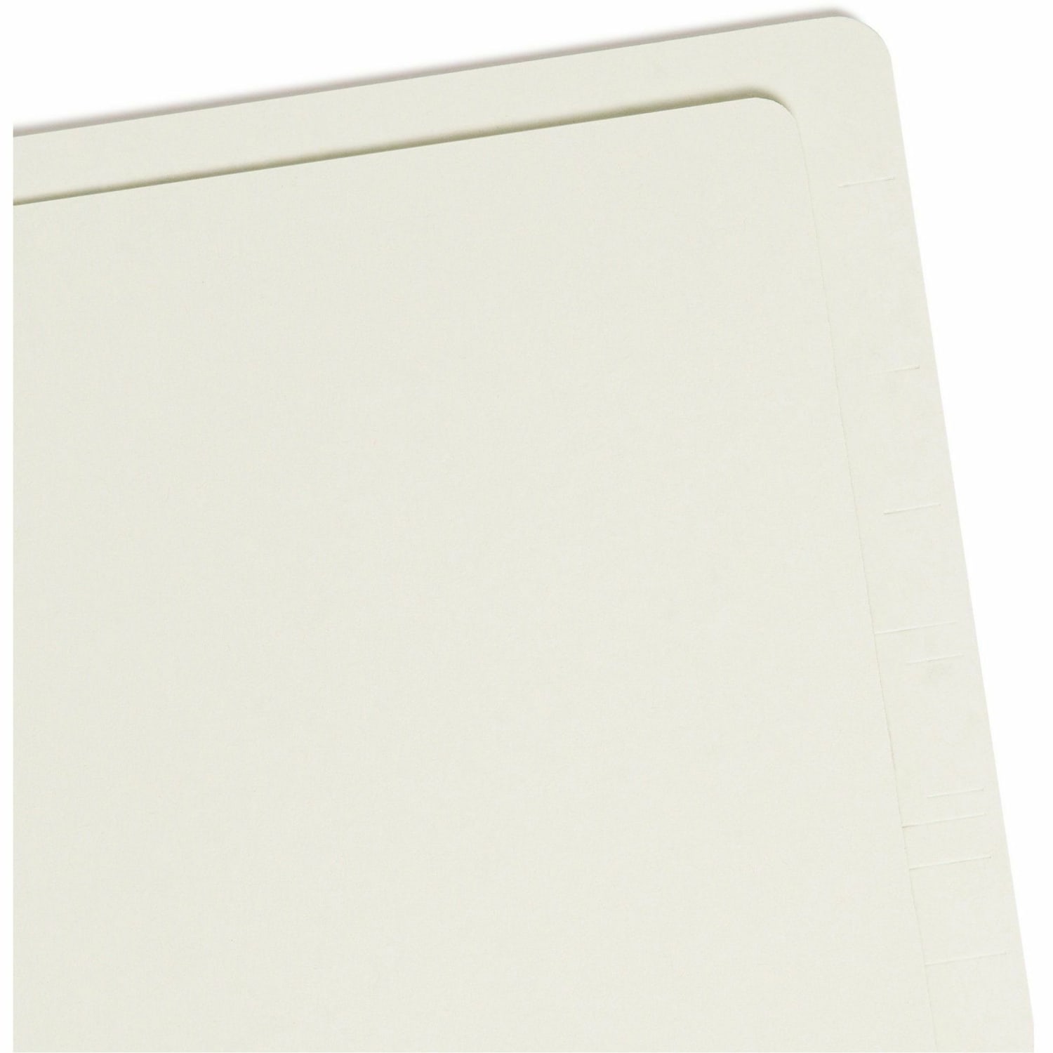 Smead End Tab Pressboard Fastener Folders with SafeSHIELD, 8 1/2in x 14in, 3in Expansion, Gray/Green, Box Of 25 - Image 5