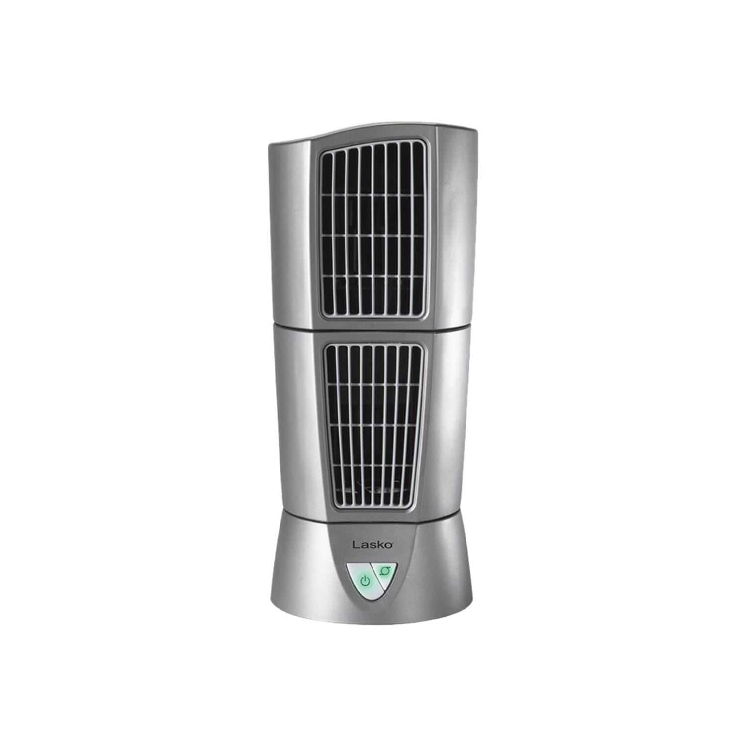 Lasko Wind Tower Fan, 152.4 mm Fan Diameter, 3 Speed, Oscillating, 14inH x 6inW x 6inD, Platinum - Image 3