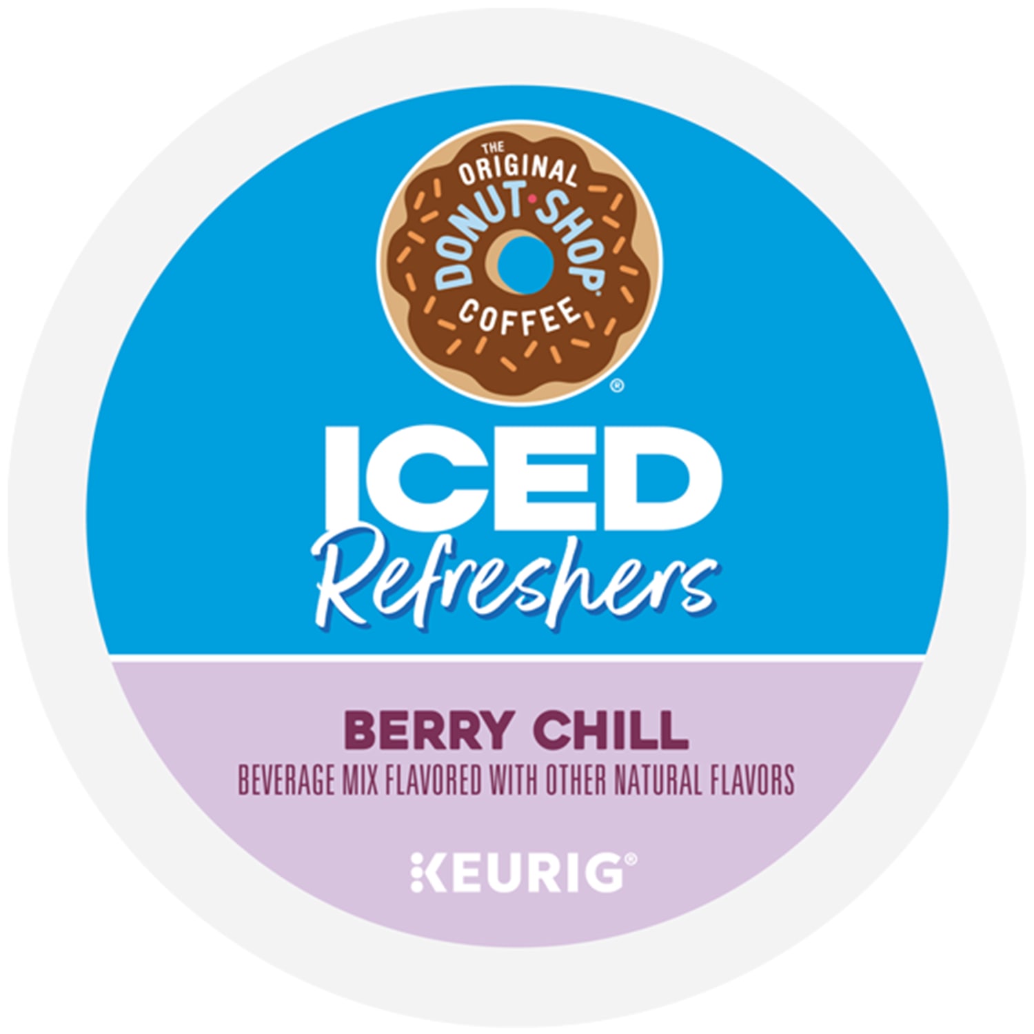 The Original Donut Shop Iced Refreshers Keurig Single Serve K-Cup Pods, Berry Chill, 20 Pods Per Pack, Case Of 4 Packs - Image 5