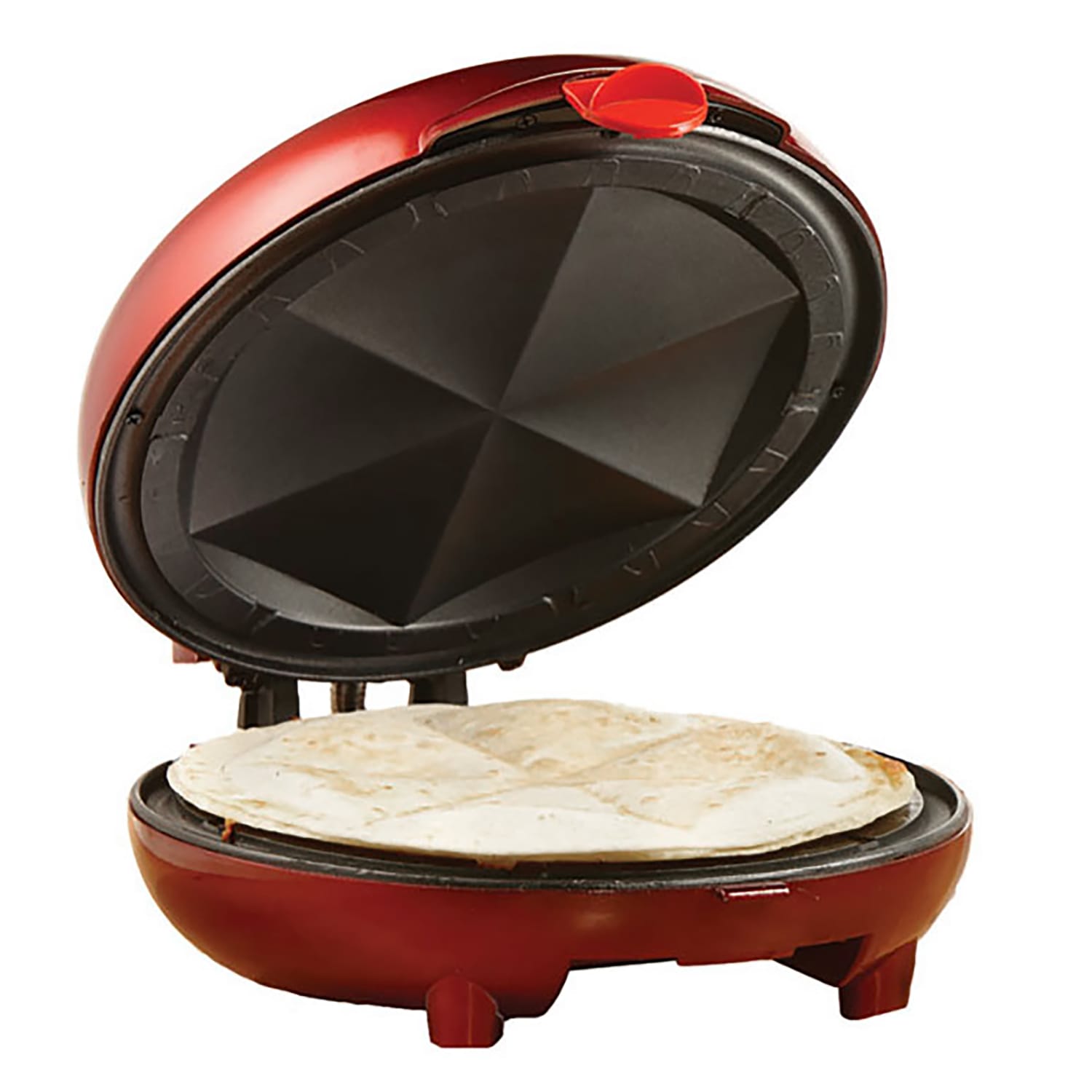 Brentwood Quesadilla Maker, 6in x 14in x 14in, Red - Image 5