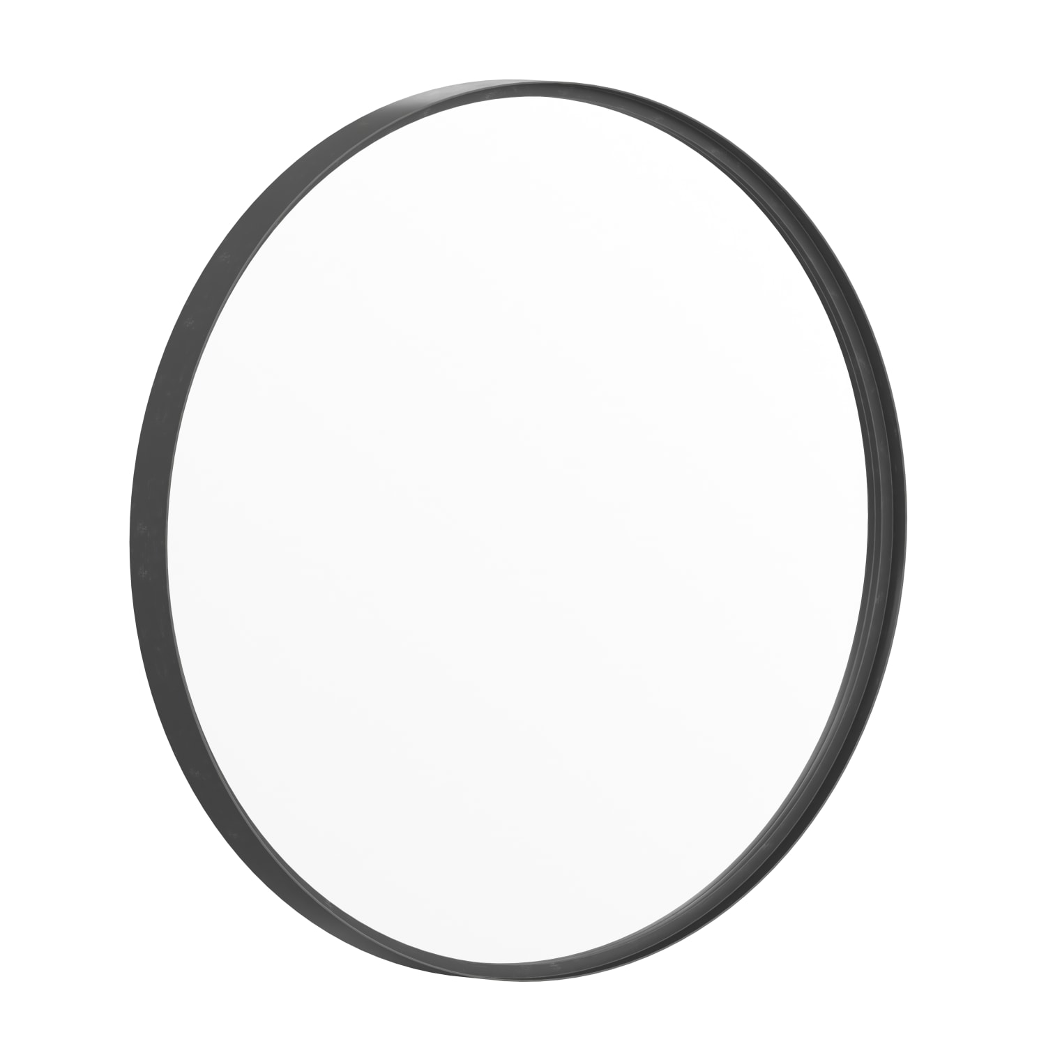 Flash Furniture Jennifer Round Metal-Framed Wall Mirror, 27-1/2inH x 27-1/2inW x 2inD, Black - Image 3