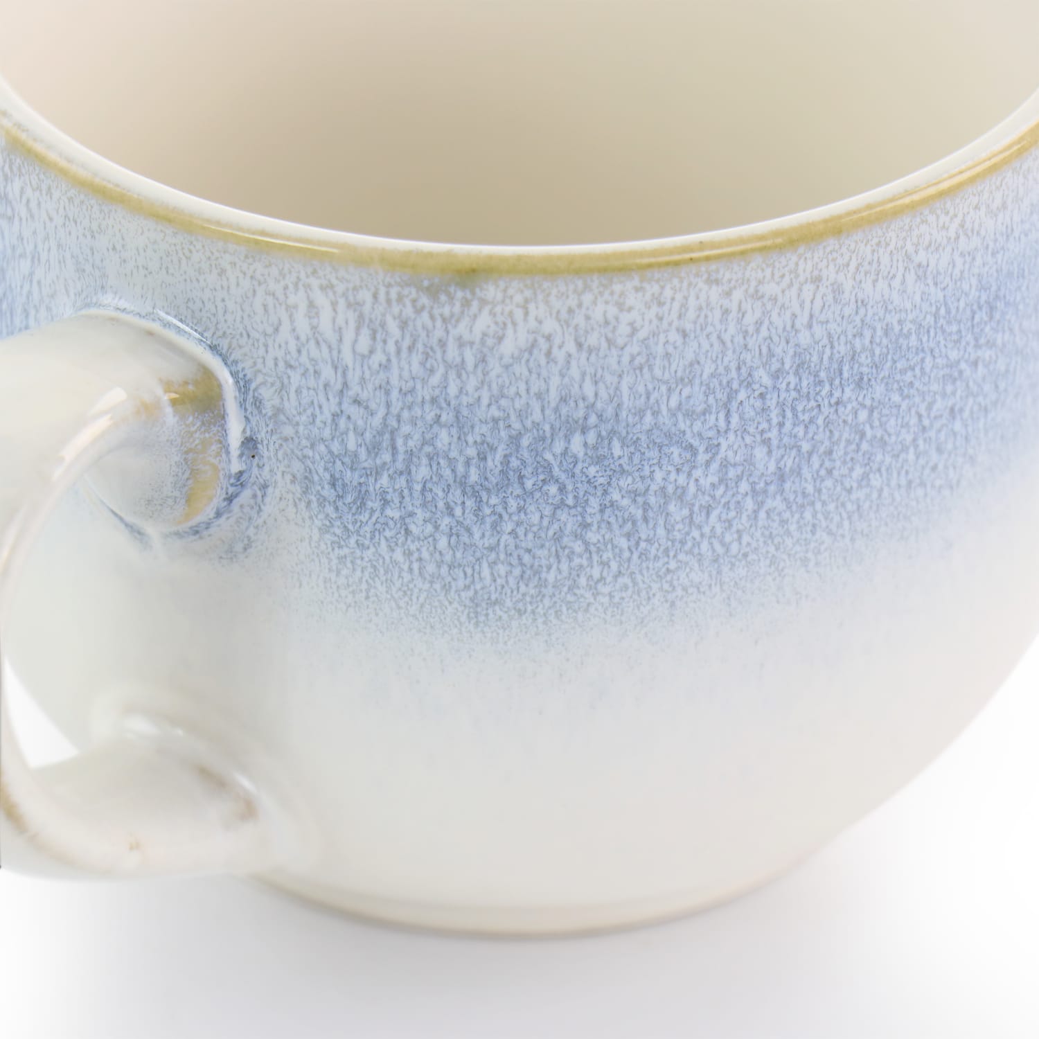 Martha Stewart 6-Piece Stoneware Latte Mug Set, 24 Oz, Blue - Image 5