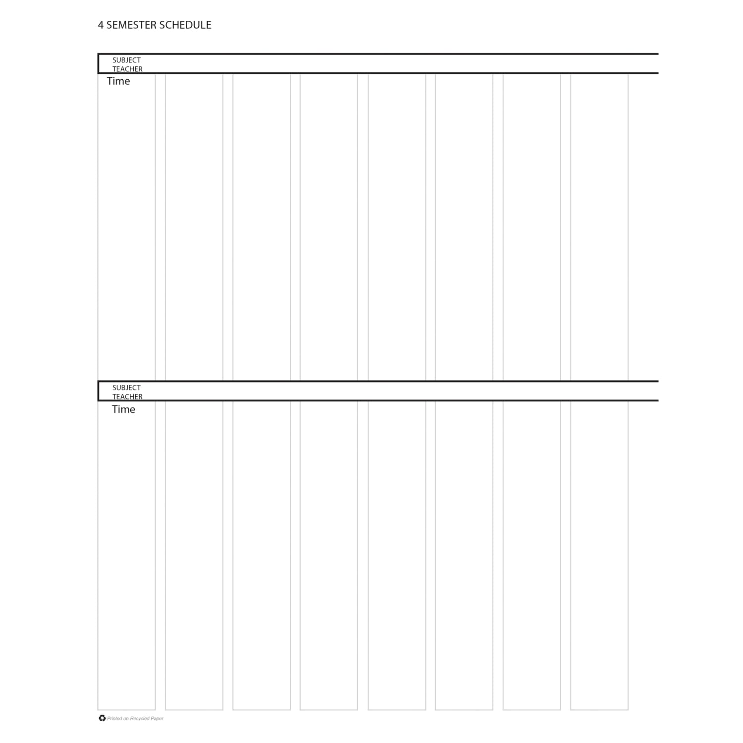 House of Doolittle 41-Weeks Lesson Planner Books, 100% Recycled, Pack Of 2 Books - Image 5