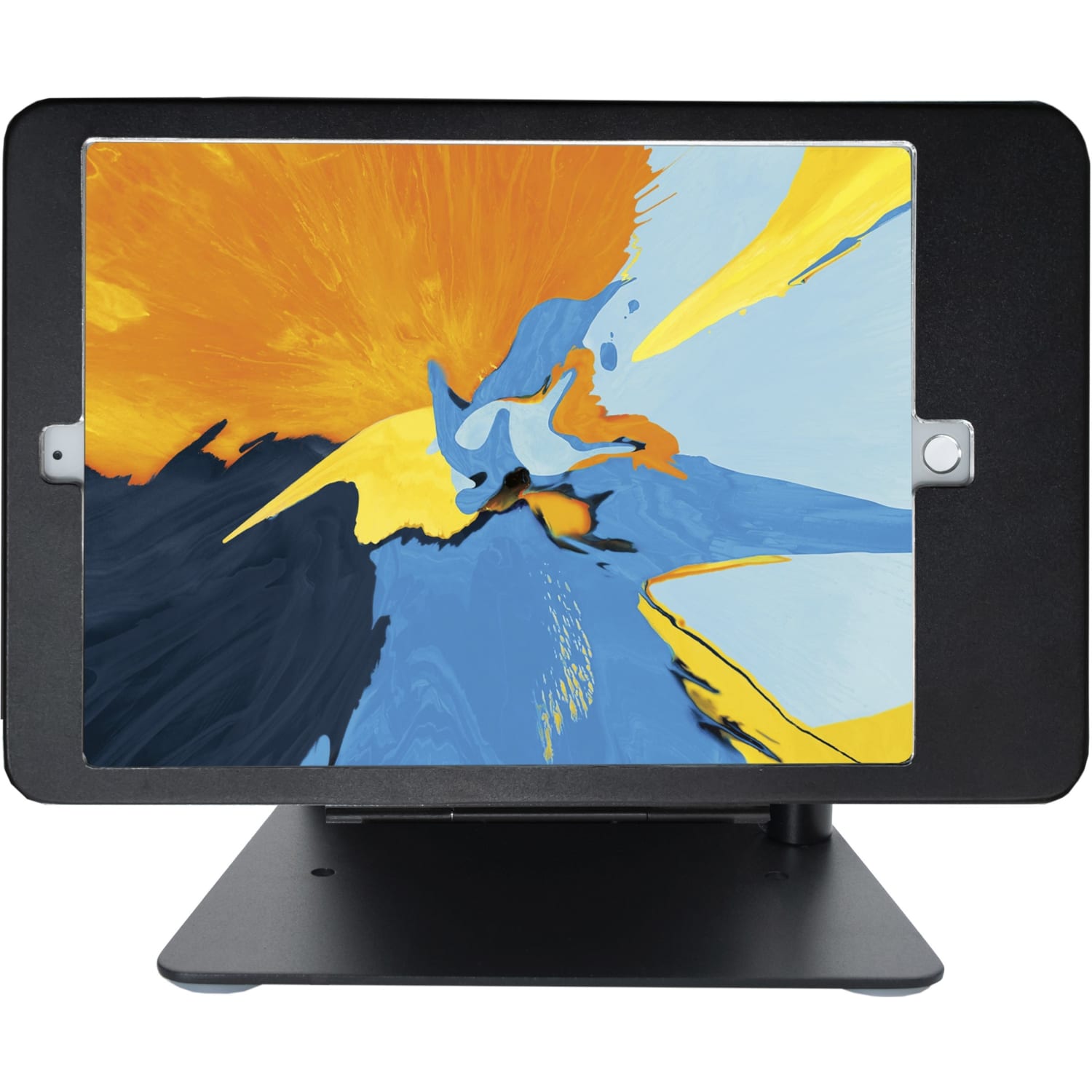 CTA Digital Desktop Anti-Theft Stand for iPad Air 3 (2019), iPad Pro 10.5 and 10.2-inch iPad (7th/ 8th/ 9th Gen) Black - Up to 10.50in Screen Support - Desktop, Countertop, Table - Aluminum - Black - Image 3