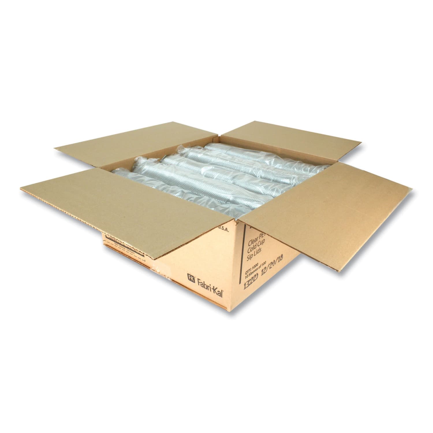 Fabri-Kal Greenware Cold Drink Lids, Sip Lid, Fits 12-24 Oz Cups, Clear, Carton Of 1,000 Lids - Image 5