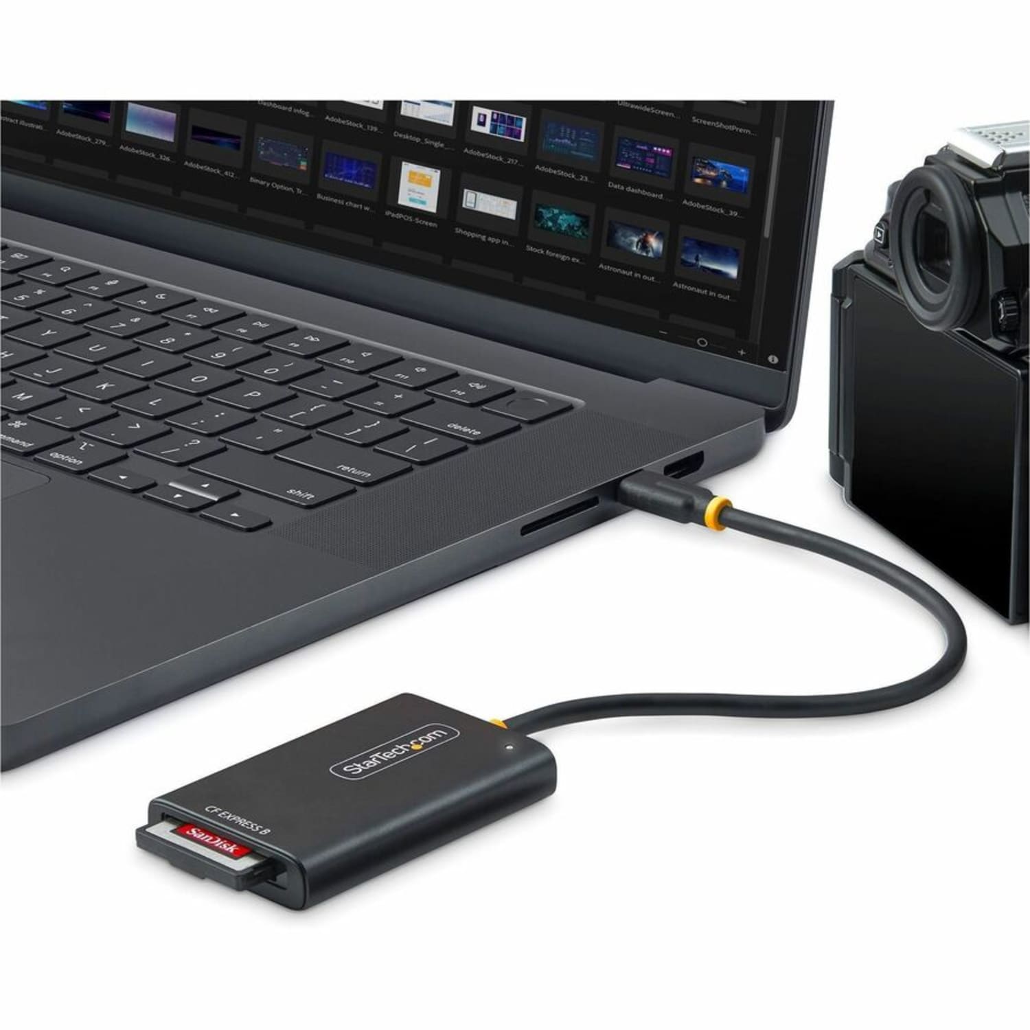 StarTech.com USB-C CFexpress Type B Card Reader, Portable USB 3.2 (10Gbps) Memory Card Reader, USB Type-C to CF Express 2.0 Adapter - Image 6
