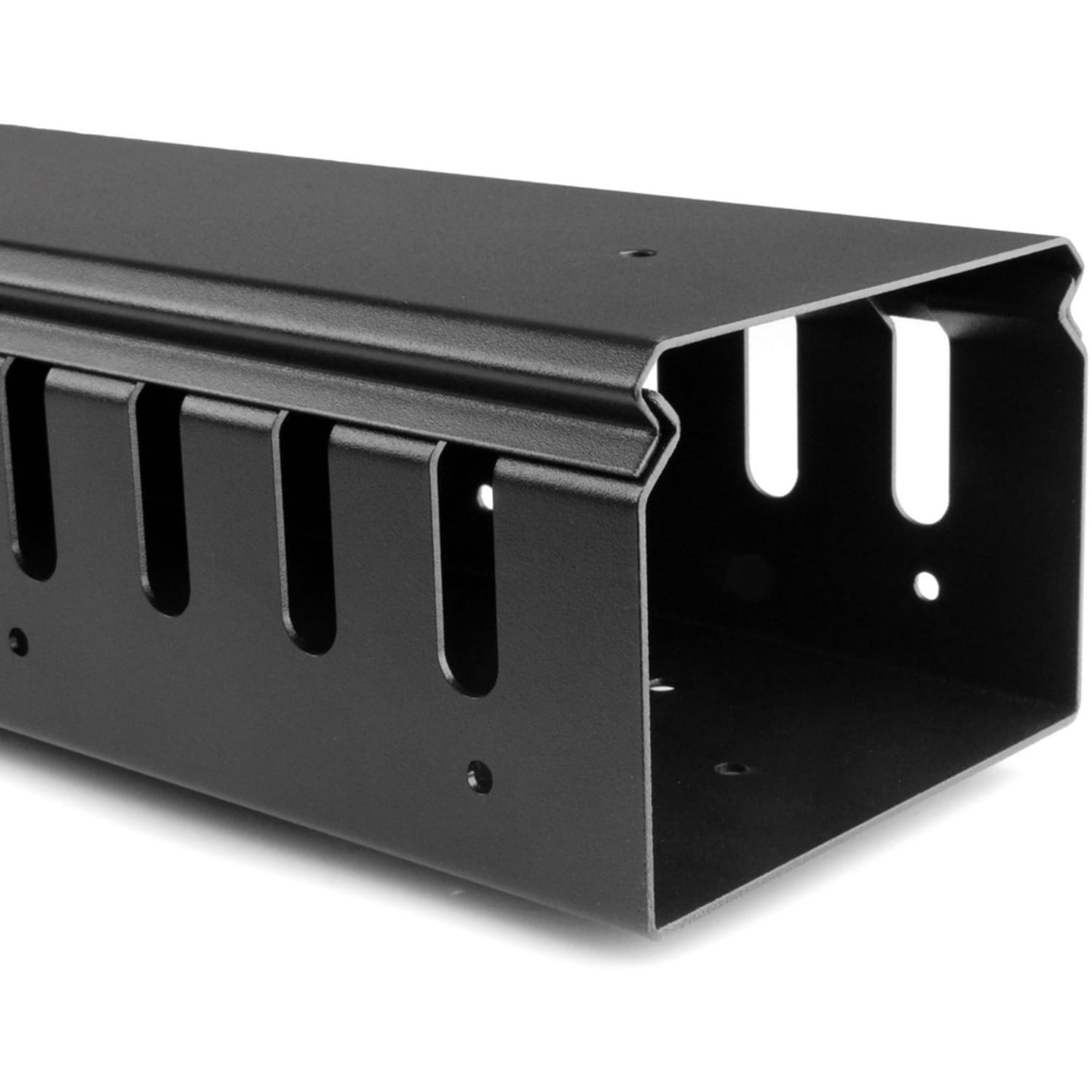 StarTech.com Vertical Cable Organizer with Finger Ducts - Vertical Cable Management Panel - Rack-Mount Cable Raceway - 0U - 6 ft. - Image 5