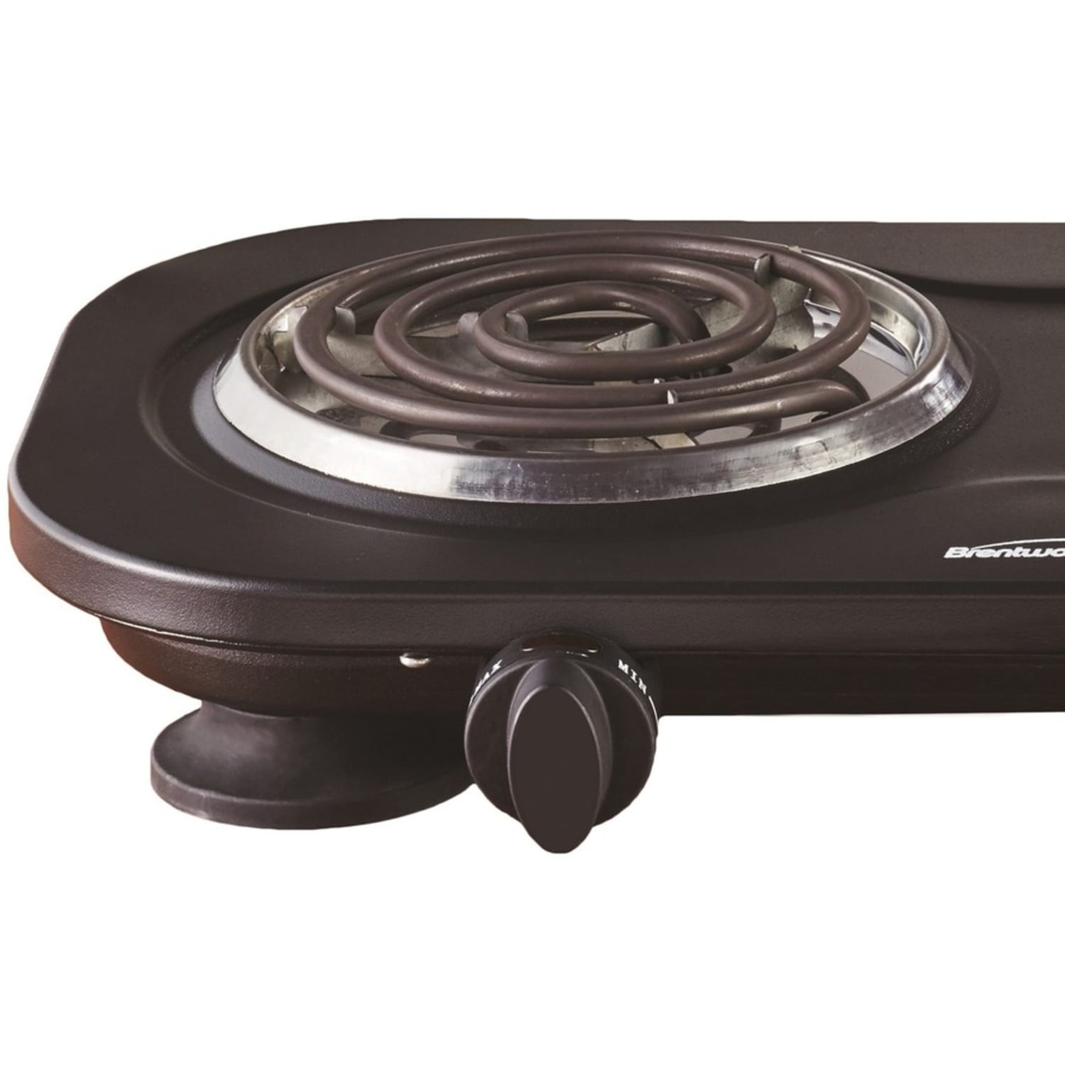 Brentwood TS-361BK 1500w Double Electric Burner, Black - Burner - Image 4