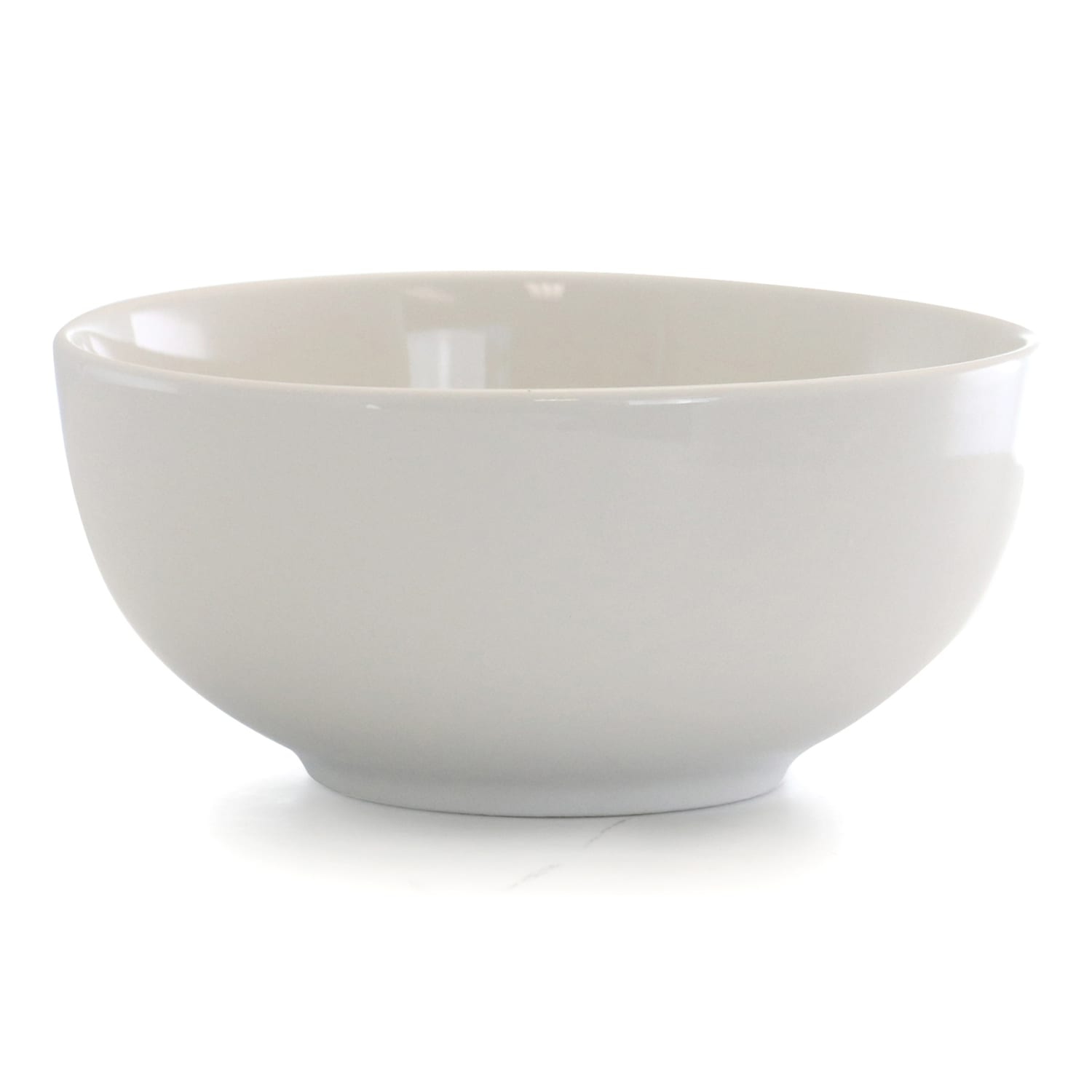 Gibson 14-Piece Round Ceramic Bowl Set, White - Image 4