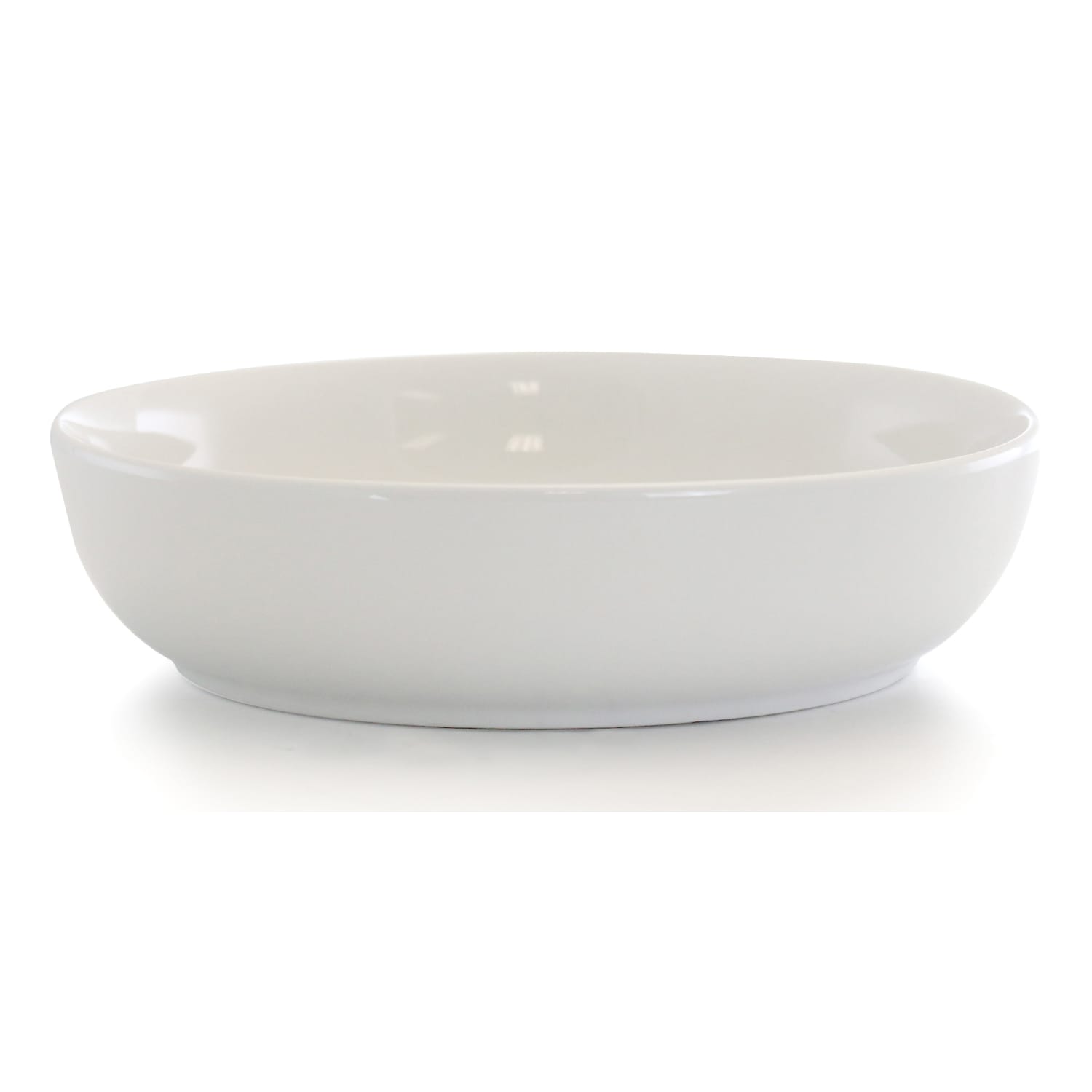 Gibson 14-Piece Round Ceramic Bowl Set, White - Image 5