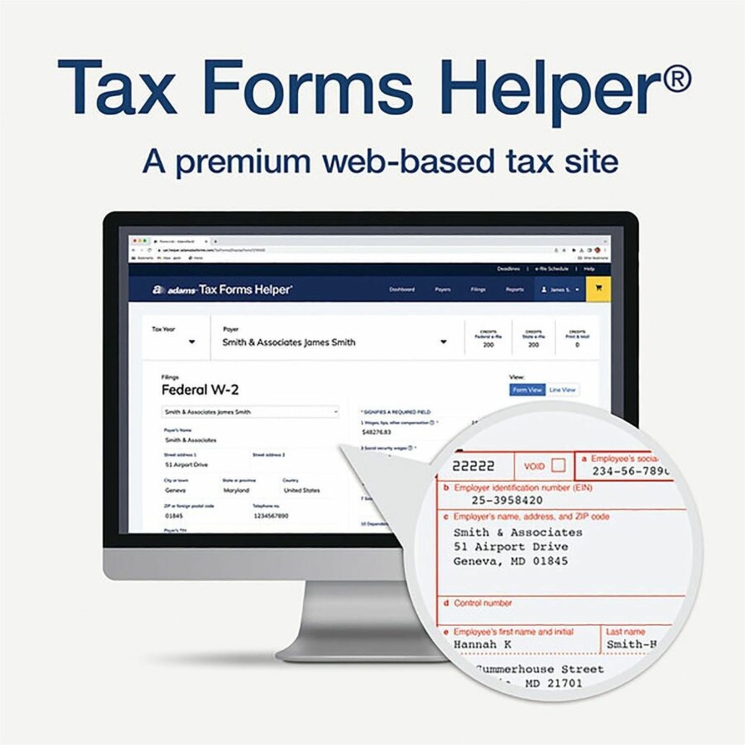 TOPS W2 Laser Forms 6-part Tax Kit - 6 Part - Carbonless Copy - 8in x 5.50in Form Size - Letter - White Sheet(s) - 10 / Pack - Image 6