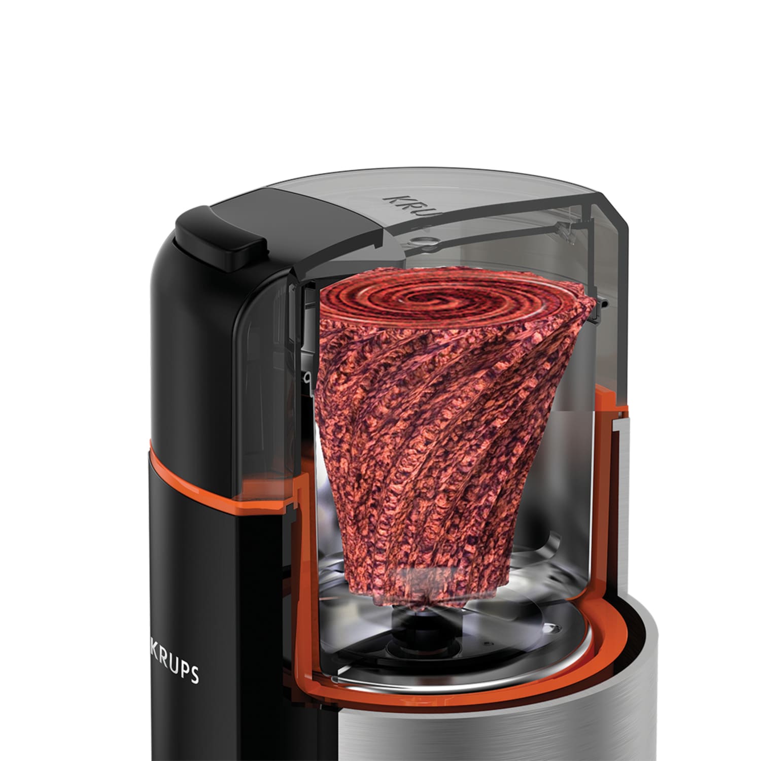 Krups Ultimate Silent Blade Grinder, Black - Image 5