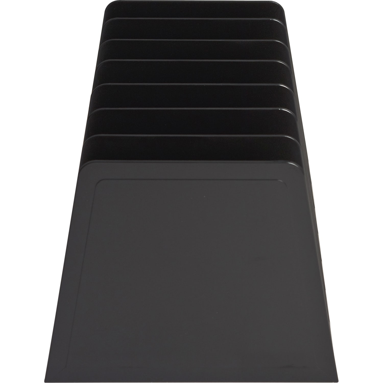 Business Source Desk Step Sorter, 4.50inH x 8.75inW x 5.50inD, Desktop, 25% Recycled, Black, Plastic - Image 4