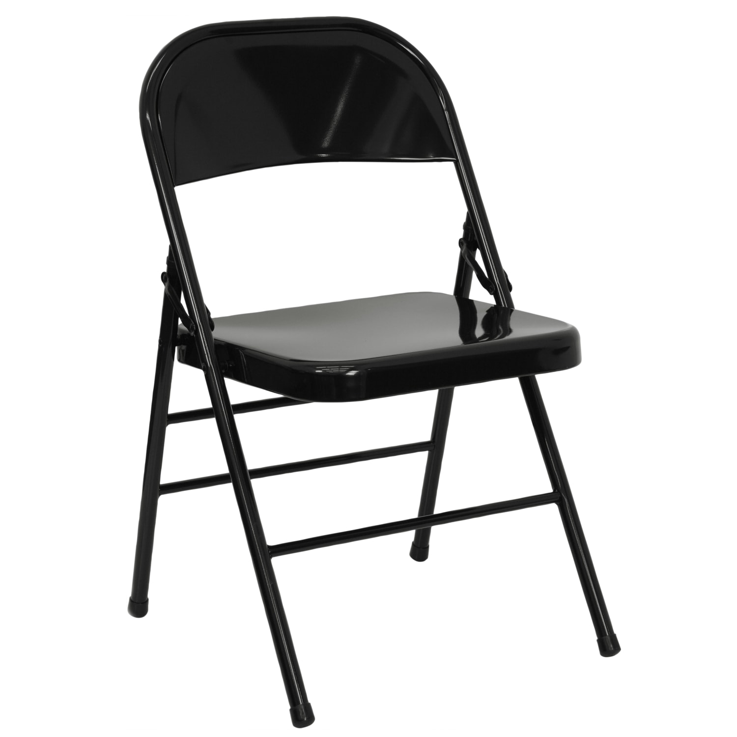 Flash Furniture HERCULES Series TripleBraced DoubleHinged Metal Folding Chairs Black Pack Of 2 Chairs PopularChairscom Flash Furniture HERCULES Series Triple Braced Double Hinged Metal Folding Chairs Black Pack Of 2 Chairs PopularChairscom