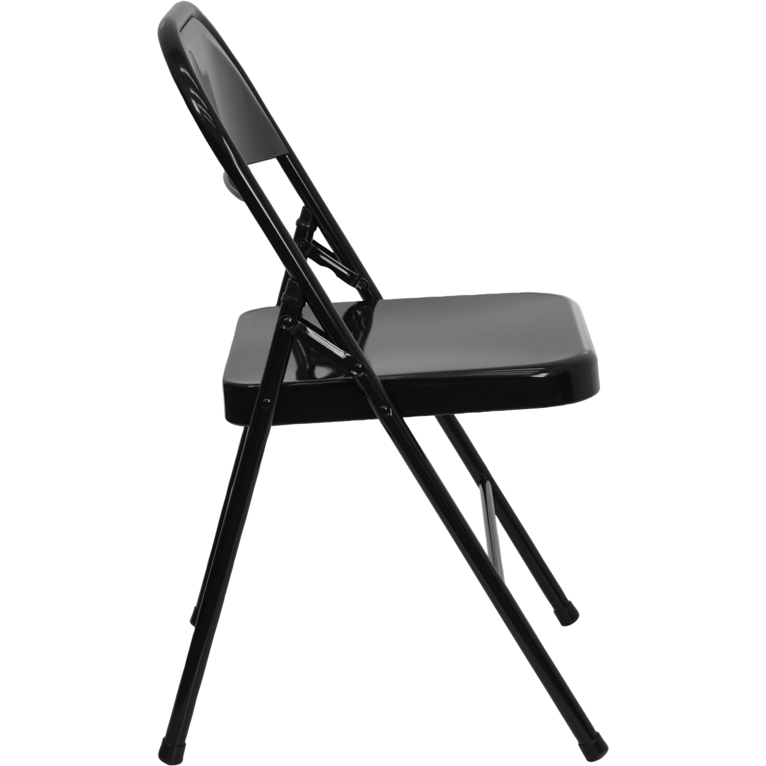 Flash Furniture HERCULES Series TripleBraced DoubleHinged Metal Folding Chairs Black Pack Of 2 Chairs PopularChairscom Flash Furniture HERCULES Series Triple Braced Double Hinged Metal Folding Chairs Black Pack Of 2 Chairs PopularChairscom