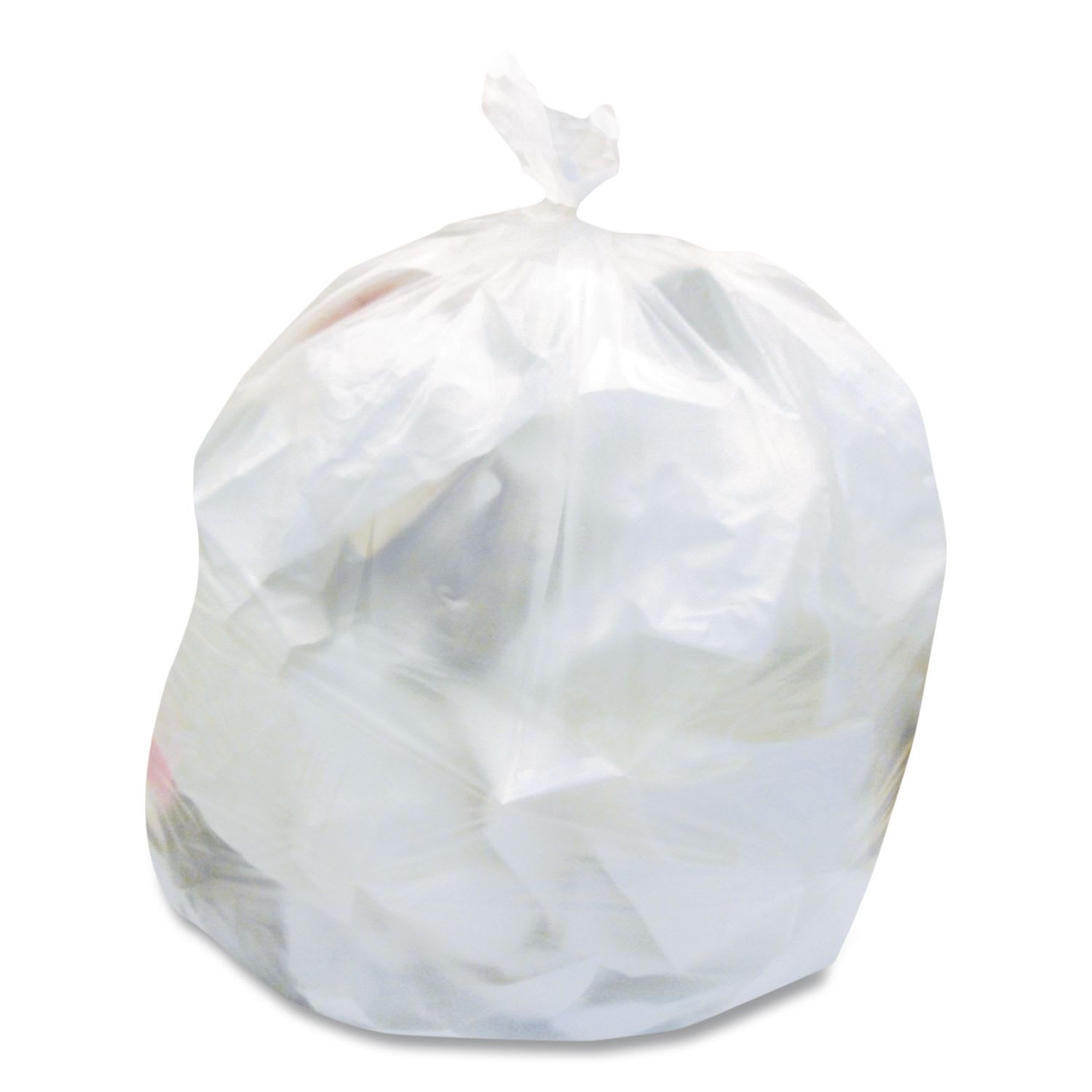 Heritage High-Density Waste Can Liners, 16 gal, 12 mic, 24in x 33in, Natural, 500/Carton - Image 3