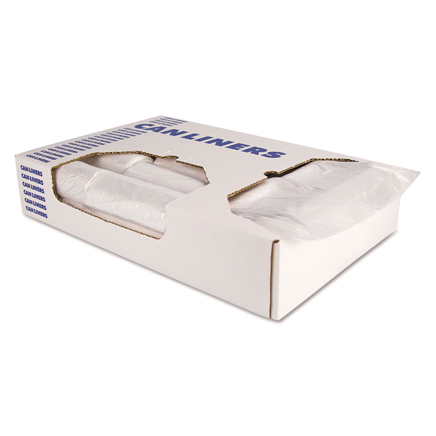 Heritage High-Density Waste Can Liners, 16 gal, 12 mic, 24in x 33in, Natural, 500/Carton - Image 4