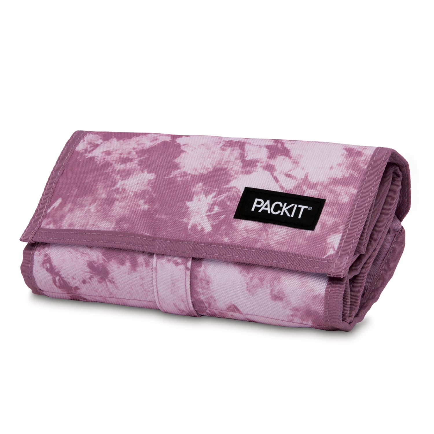 PackIt Freezable Lunch Bag, 10inH x 8-1/2inW x 2-1/4inD, Mulberry Tie Dye - Image 3