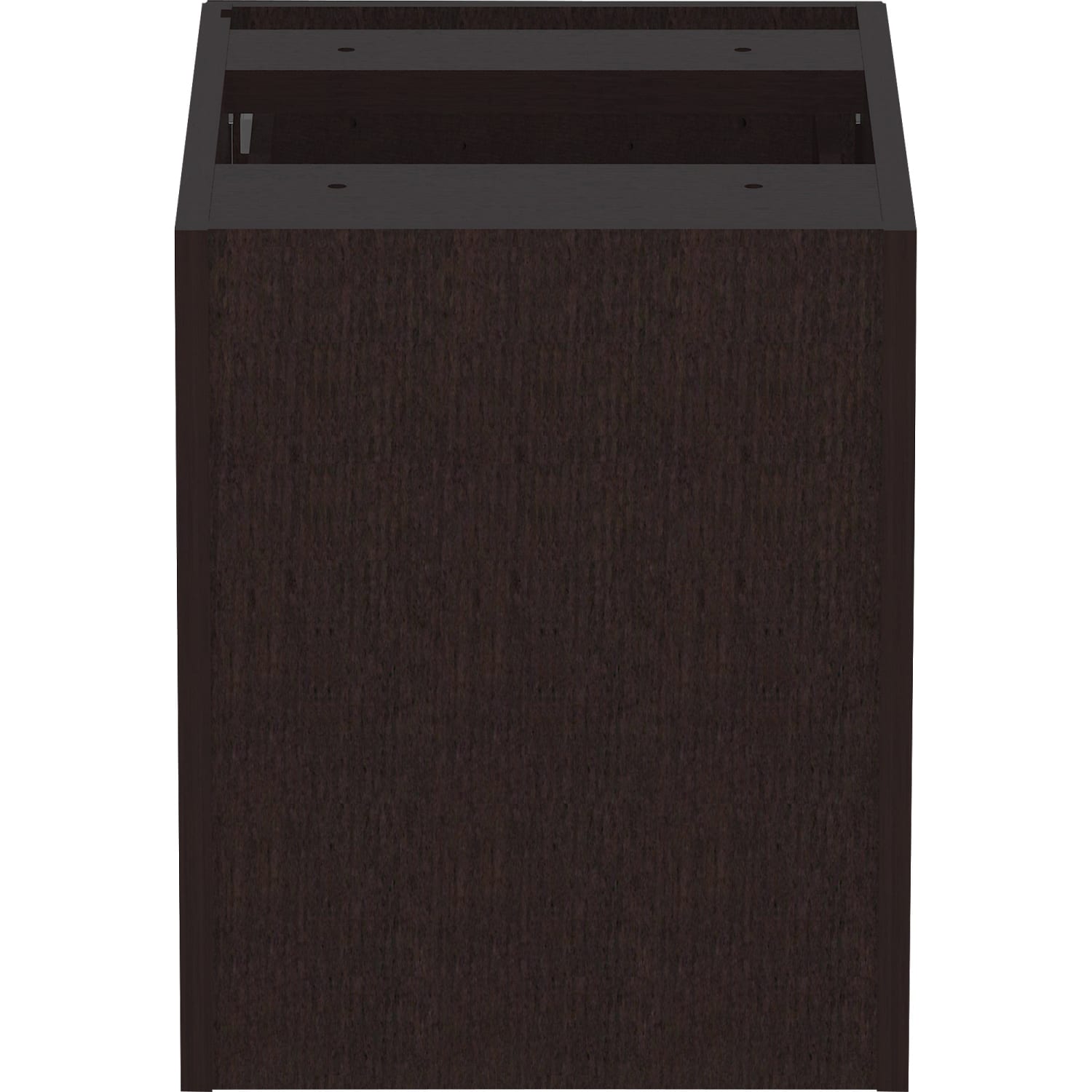 Lorell Essentials 22inD Vertical Pedestal File Cabinet With 1 Box Drawer And 1 File Drawer, Espresso - Image 5