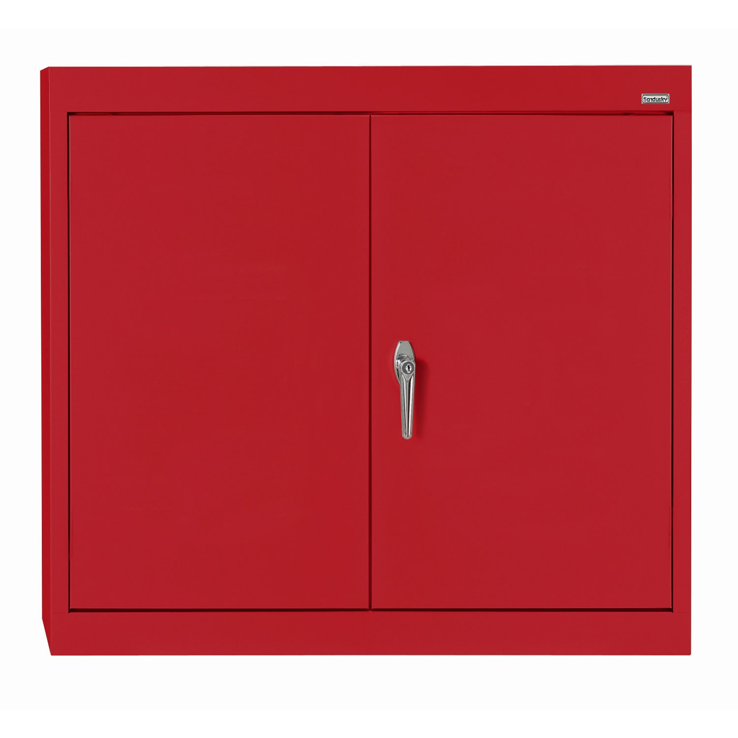 Sandusky 30inW Wall-Mount Storage Cabinet, Red - Image 4