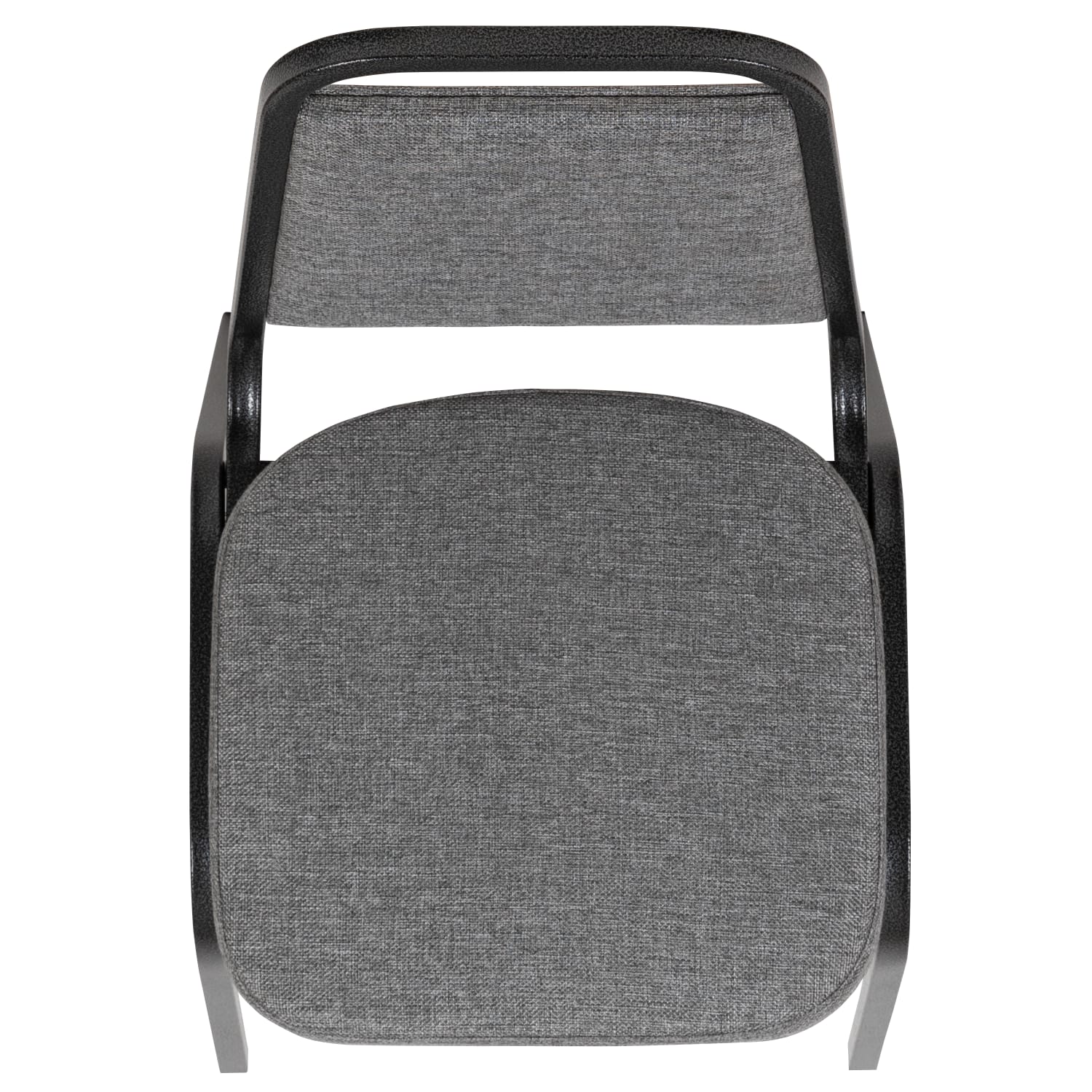 Flash Furniture HERCULES Series Trapezoidal Back Stacking Banquet Chair With 2 12in Thick Seat GraySilver PopularChairscom