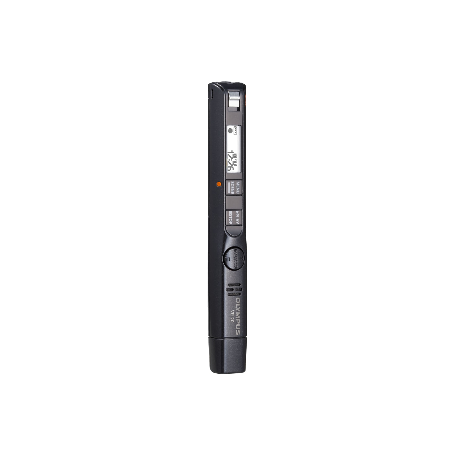 Olympus VP-20 Digital Voice Recorder - [Built-in] Microphone, Speaker - Omni-directional Microphone - 8 GB Flash Memory - MP3, PCM - Stereo - 50 Hour Recording - USB - Microphone - Portable - Image 4