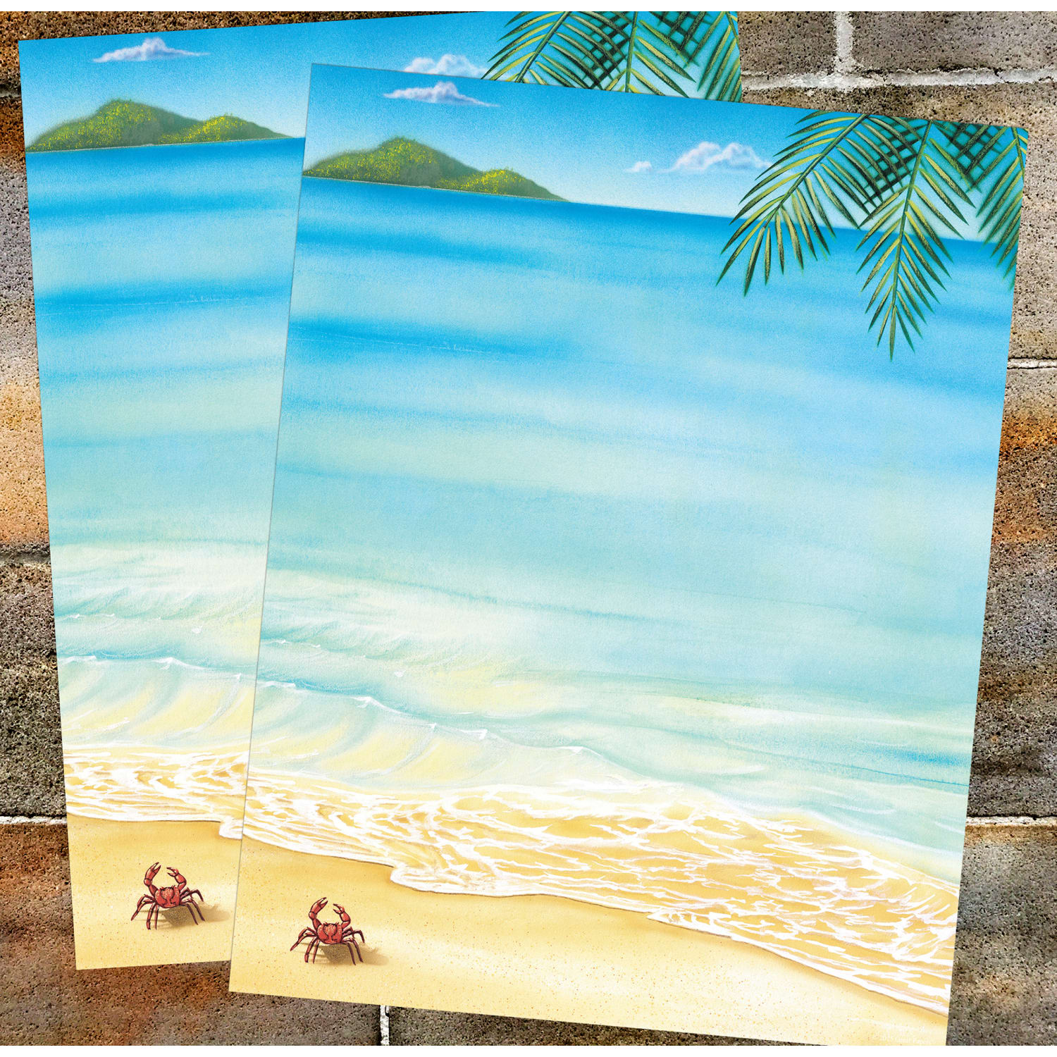 Great Papers! Design Paper, Tropical Stationery Letterhead, 8-1/2in x 11in, Multicolor, Pack Of 80 Sheets - Image 4