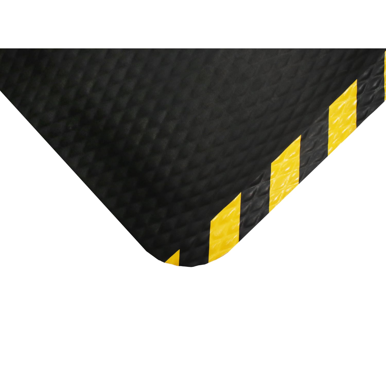 M+A Matting Hog Heaven Anti-Fatigue Mats, 3ft x 5ft, Black/Yellow Striped - Image 3