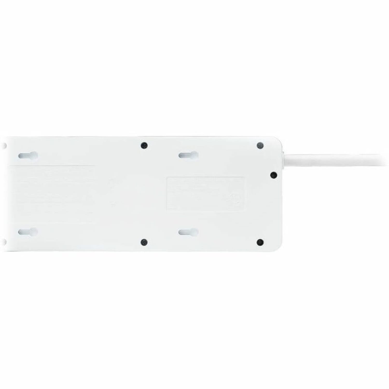 Eaton Tripp Lite Series 6-Outlet Surge Protector with 4 USB Ports (4.2A Shared) - 15 ft. Cord, 5-15P Plug, 900 Joules, White - TLP64USBRA15 - Image 3