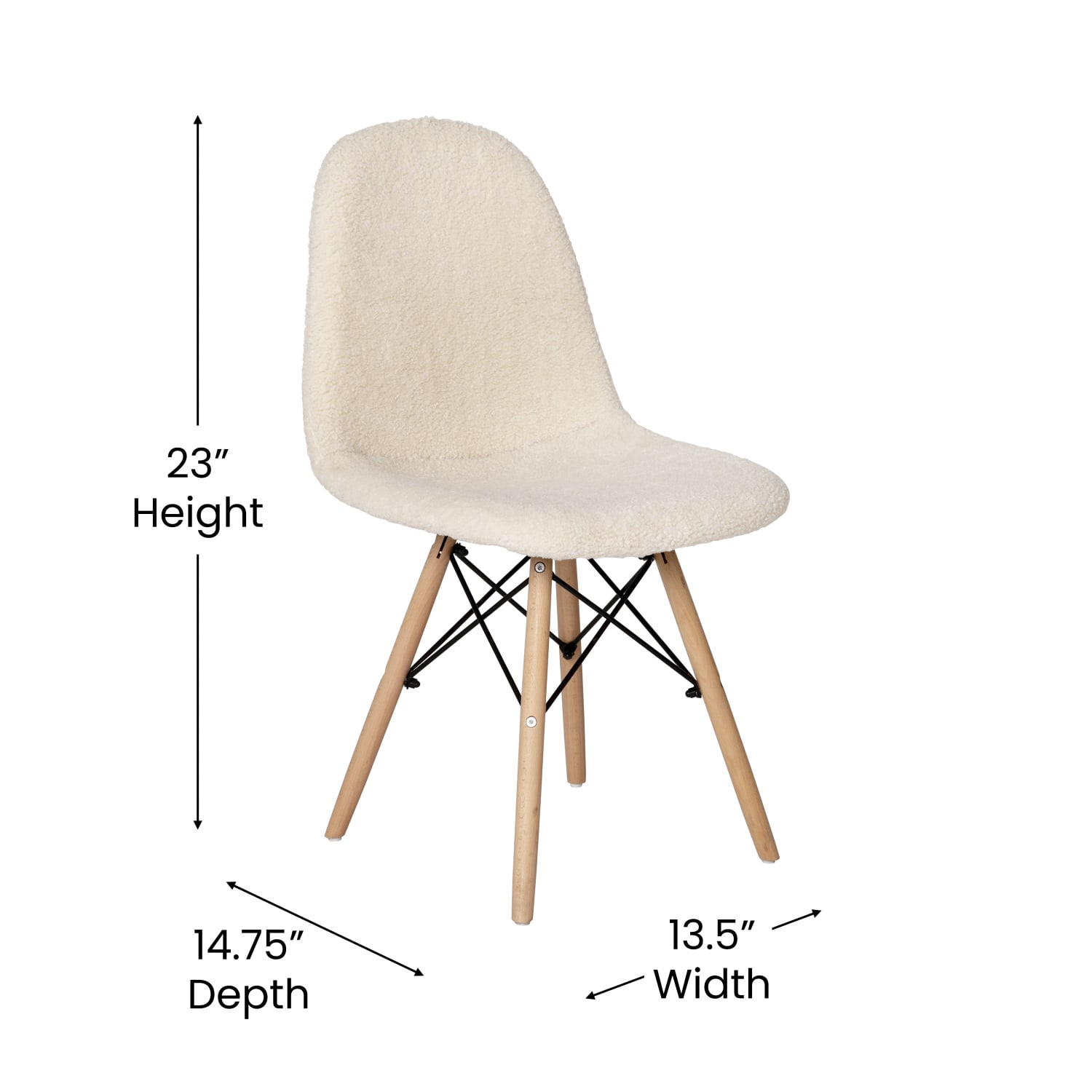 Flash Furniture Zula Modern Padded Armless Faux Shearling Accent Chair with Beechwood Legs OffWhite PopularChairscom Flash Furniture Zula Modern Padded Armless Faux Shearling Accent Chair with Beechwood Legs Off White PopularChairscom