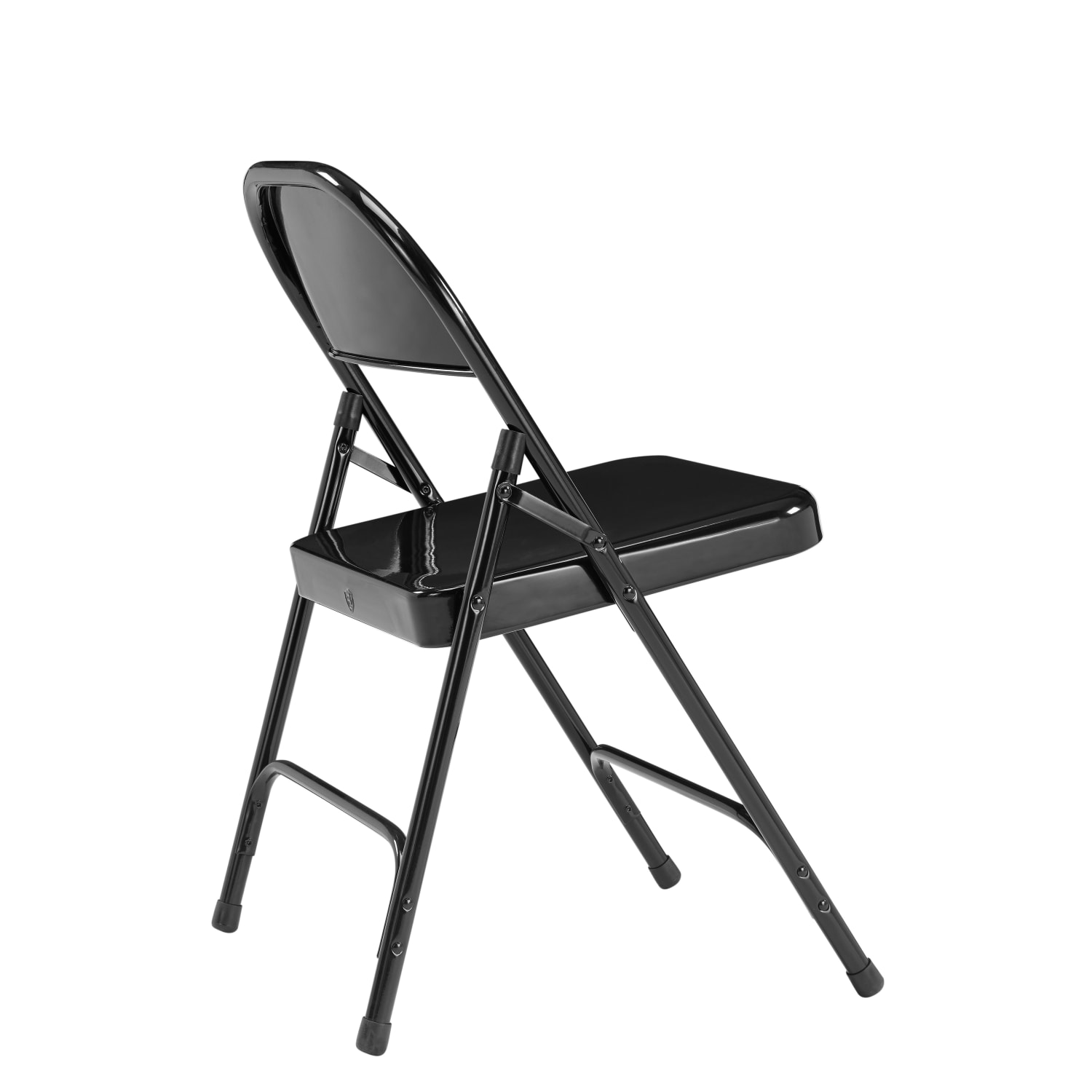 National Public Seating Series 50 Steel Folding Chairs Black Set Of 4 Chairs PopularChairscom