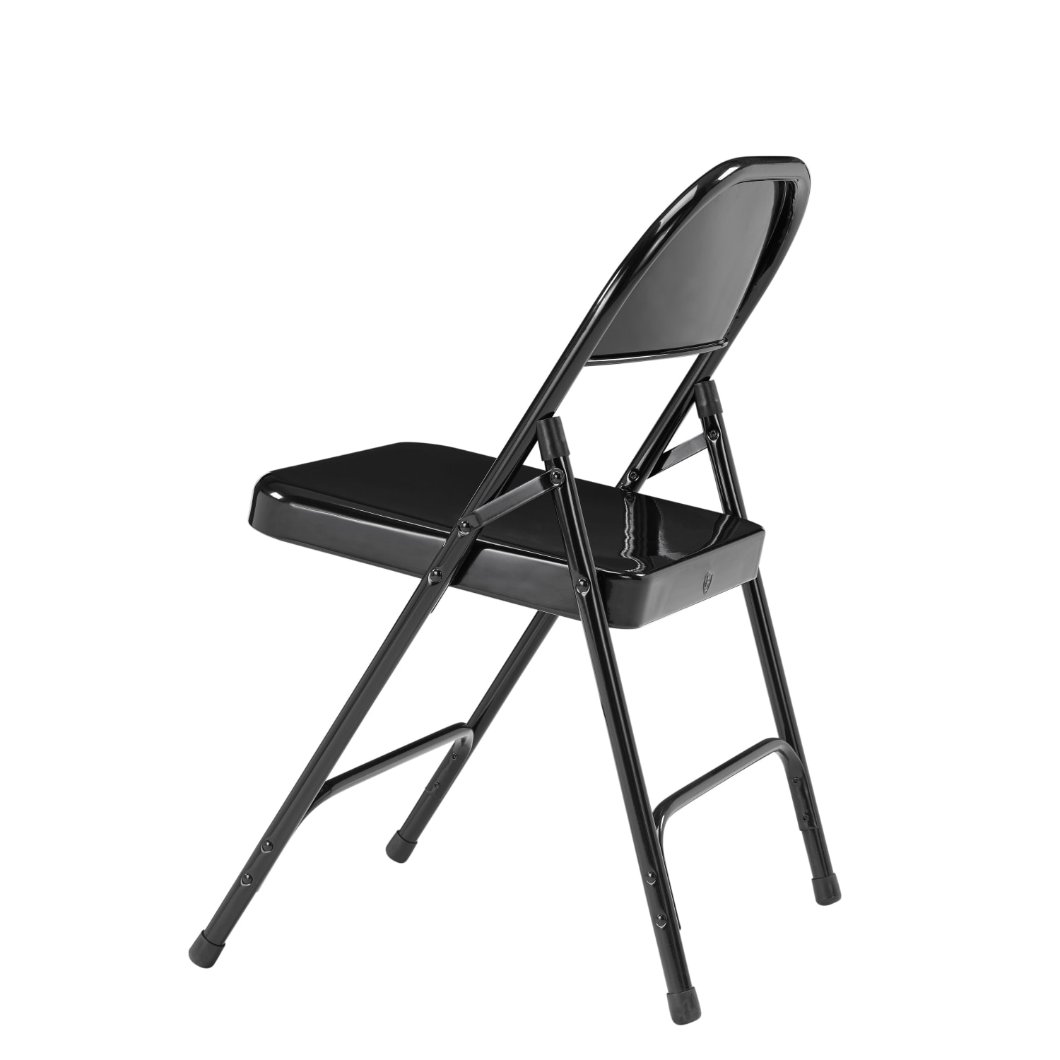 National Public Seating Series 50 Steel Folding Chairs Black Set Of 4 Chairs PopularChairscom
