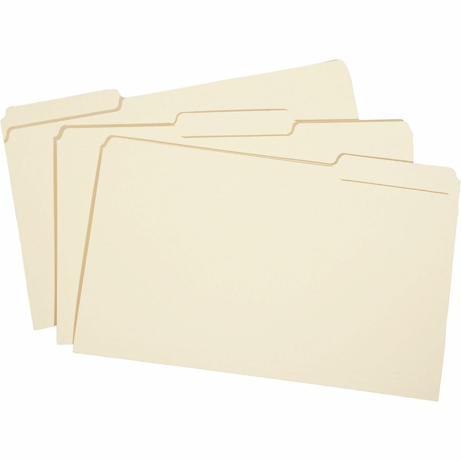 SKILCRAFT File Folders, 1/3 Cut, Legal Size, 30% Recycled, Manila, Pack Of 100 (AbilityOne 7530-00-282-2508) - Image 4