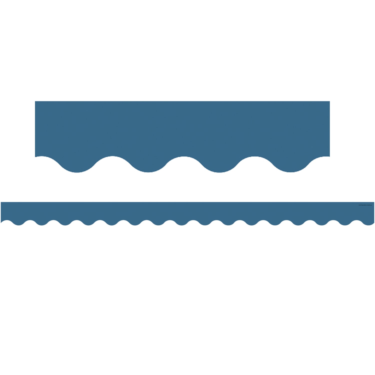 Teacher Created Resources Scalloped Border Trim, Slate Blue, 35ft Per Pack, Set Of 6 Packs - Image 3