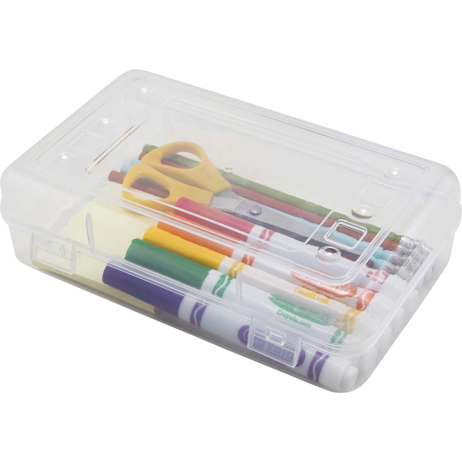 Advantus Gem Pencil Storage Box, 2 1/2in x 8 1/2in x 5 1/2in, Clear - Image 6