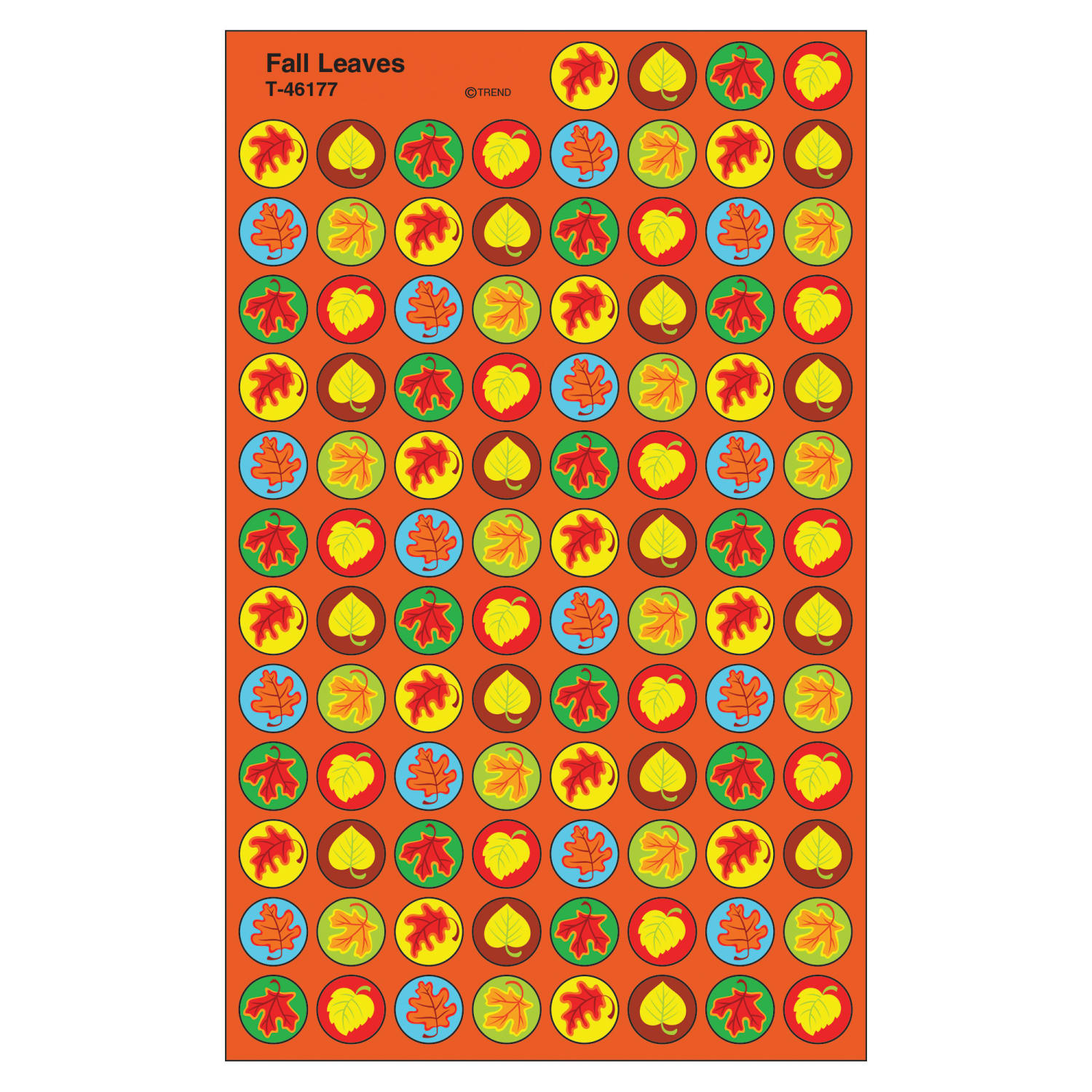 TREND superSpots Stickers, Fall Leaves, 800 Per Pack, Set Of 6 Packs - Image 3