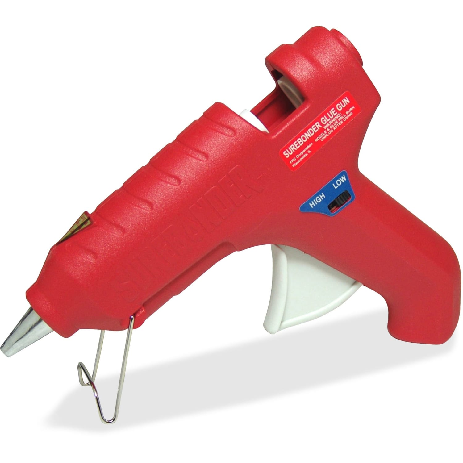 F.P.C. FPC 40W Dual temp Glue Gun  380 F (193.3 C)  Red