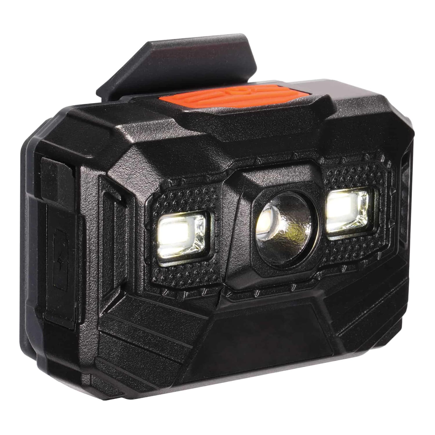 Ergodyne Skullerz 8987 Rechargable Hard Hat LED Light, Orange - Image 4
