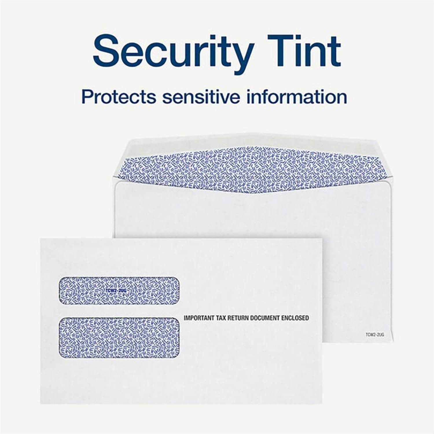 TOPS W-2 Continuous Tax Envelope - Document - 9 1/2in Width x 5 5/8in Length - Gummed - White - 24 / Pack - Image 4